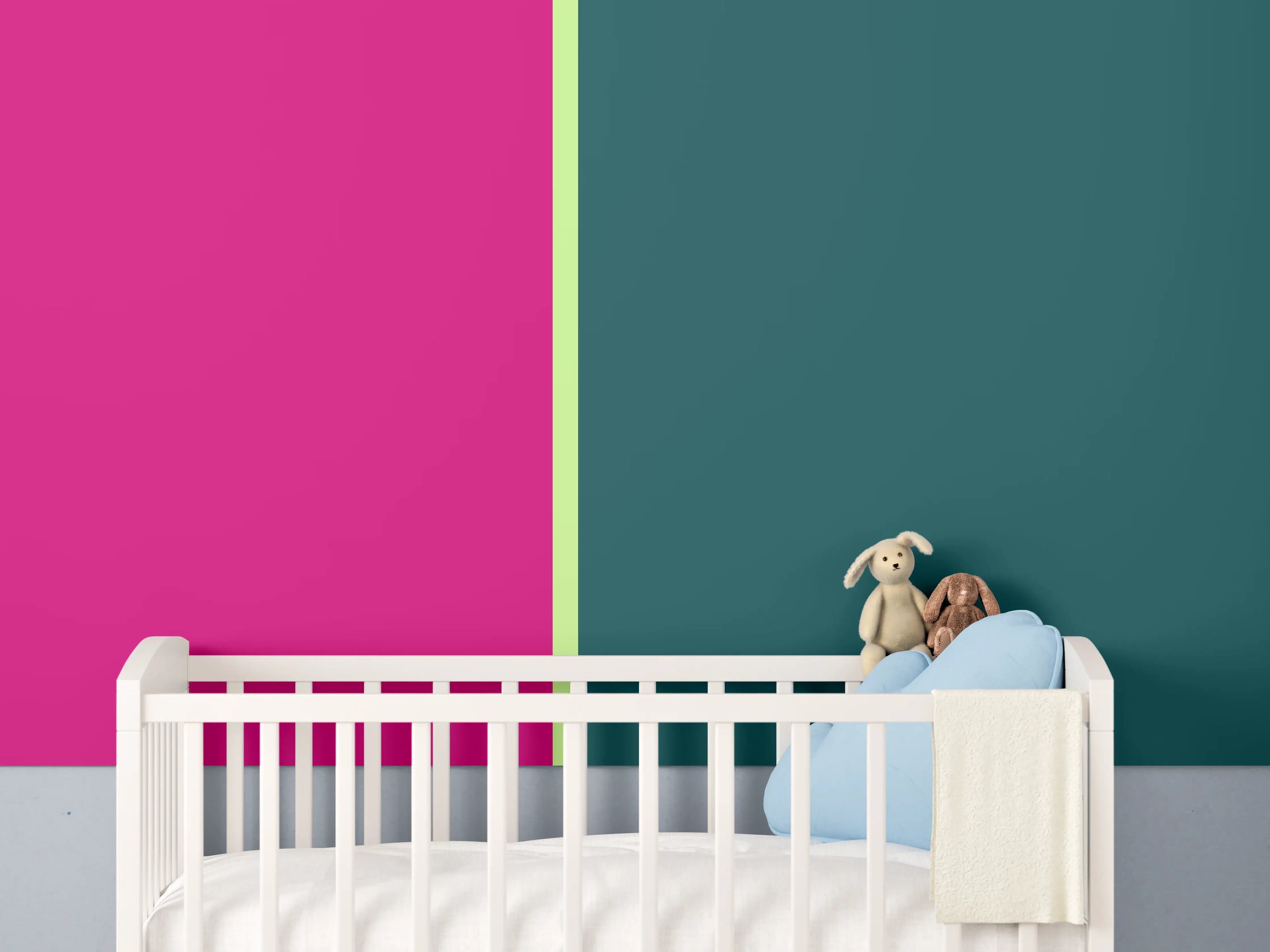 Babyzimmer Wandgestaltung - The Neons - Easy Vertikal - Lyra