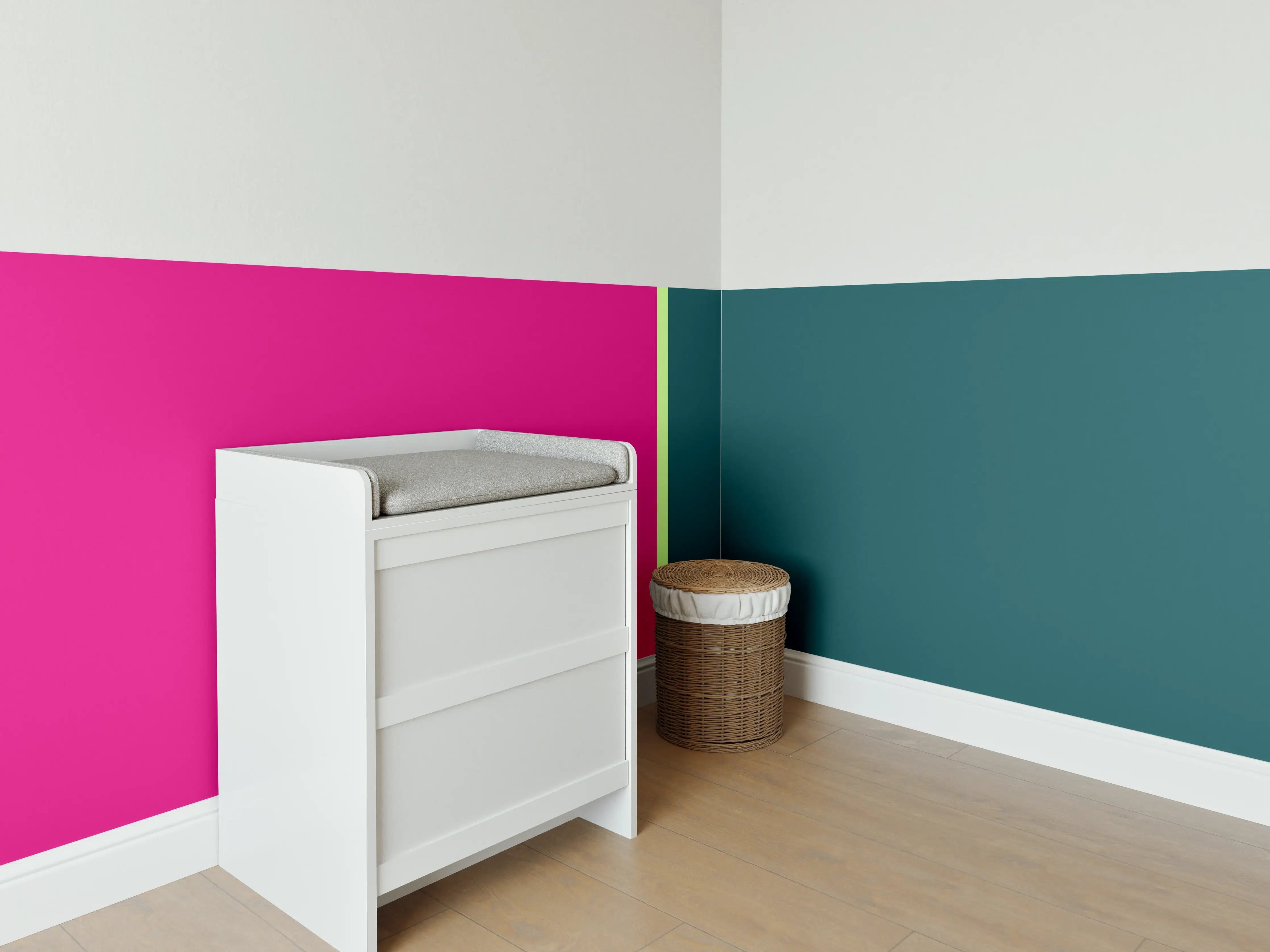 Babyzimmer Wandgestaltung - The Neons - Easy Vertikal - Lyra