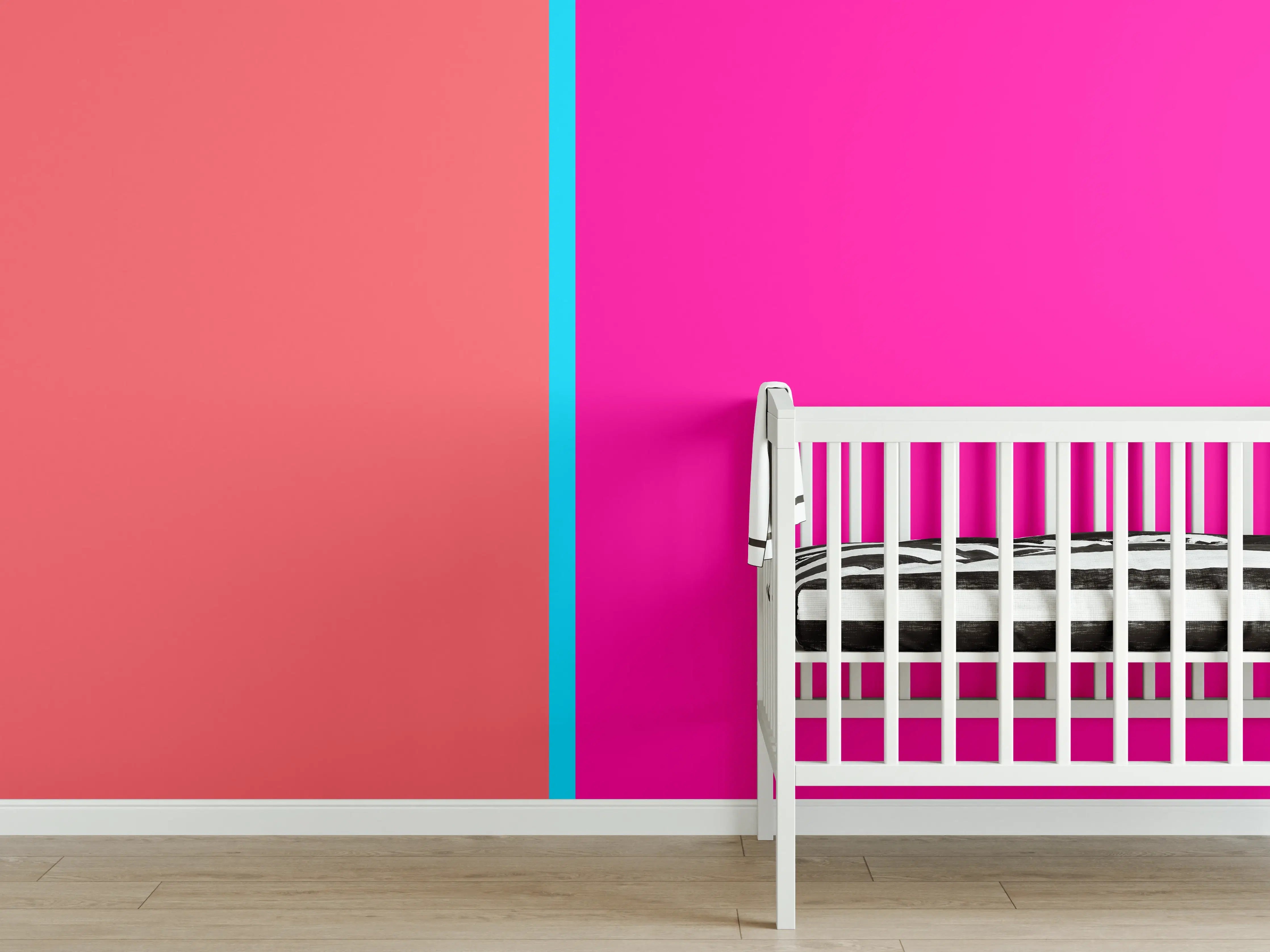 Babyzimmer Wandgestaltung - The Neons - Easy Vertikal - Nova
