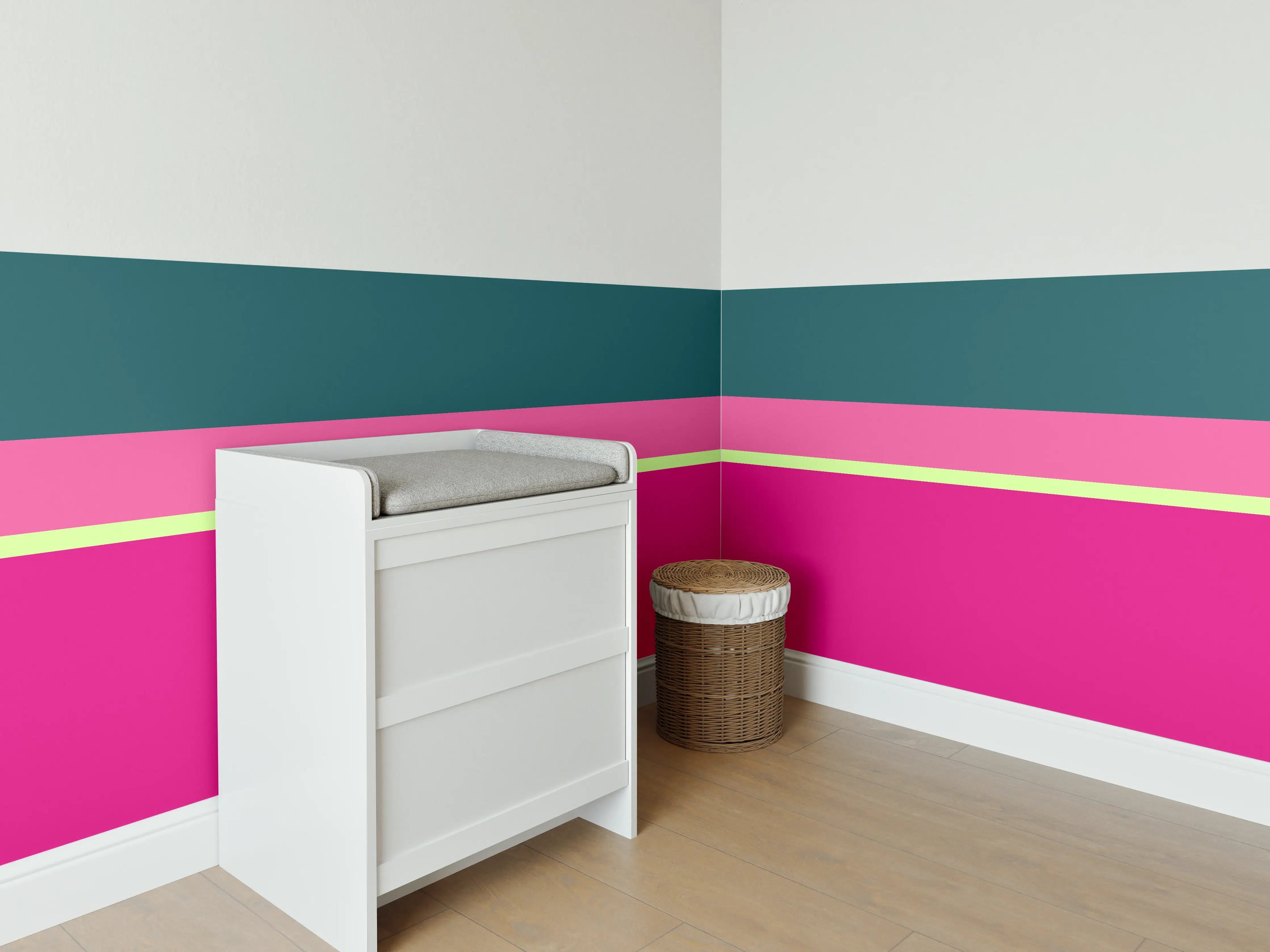 Babyzimmer Wandgestaltung - The Neons - Horizontal - Lyra