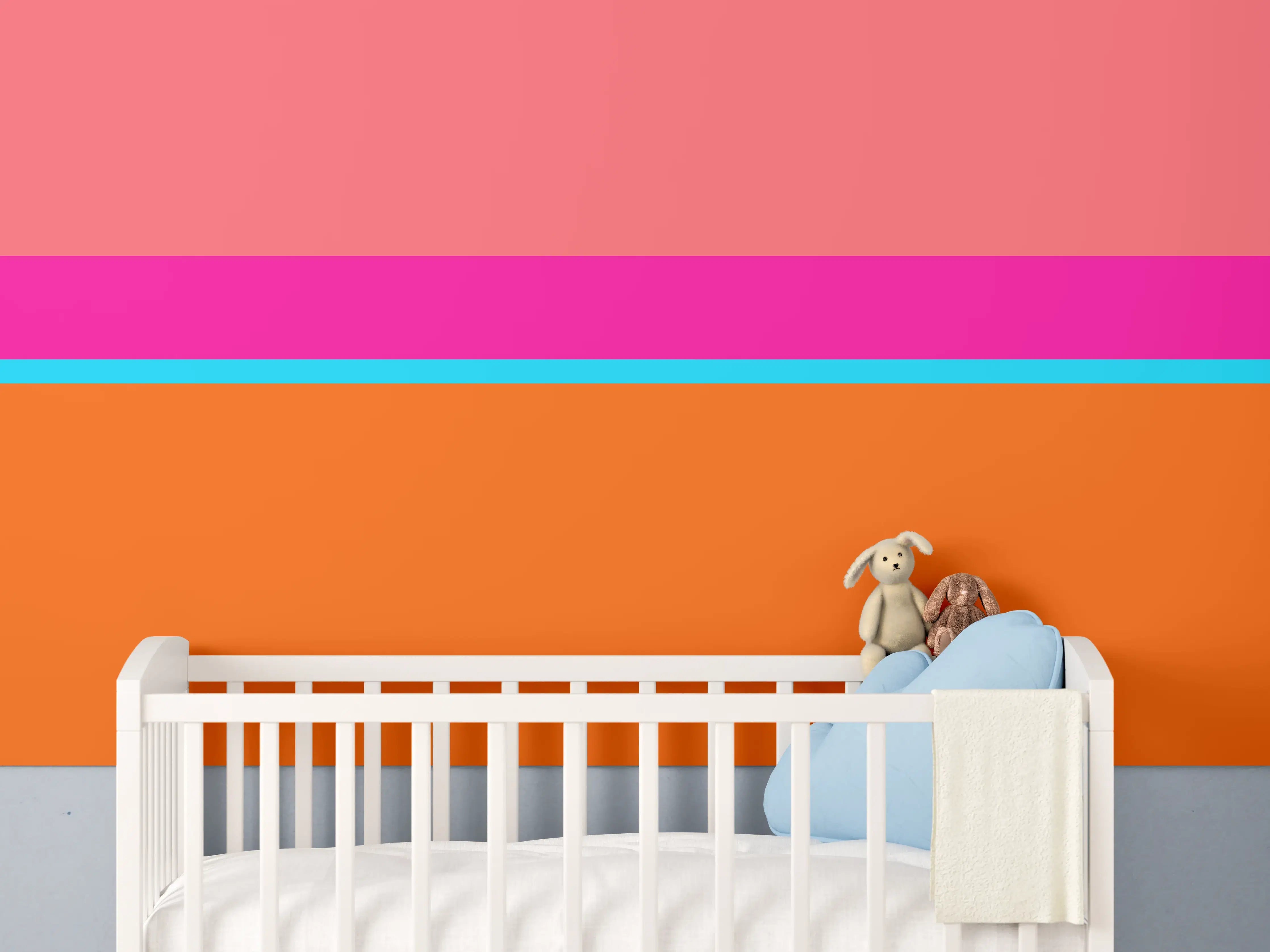 Babyzimmer Wandgestaltung - The Neons - Horizontal - Nova