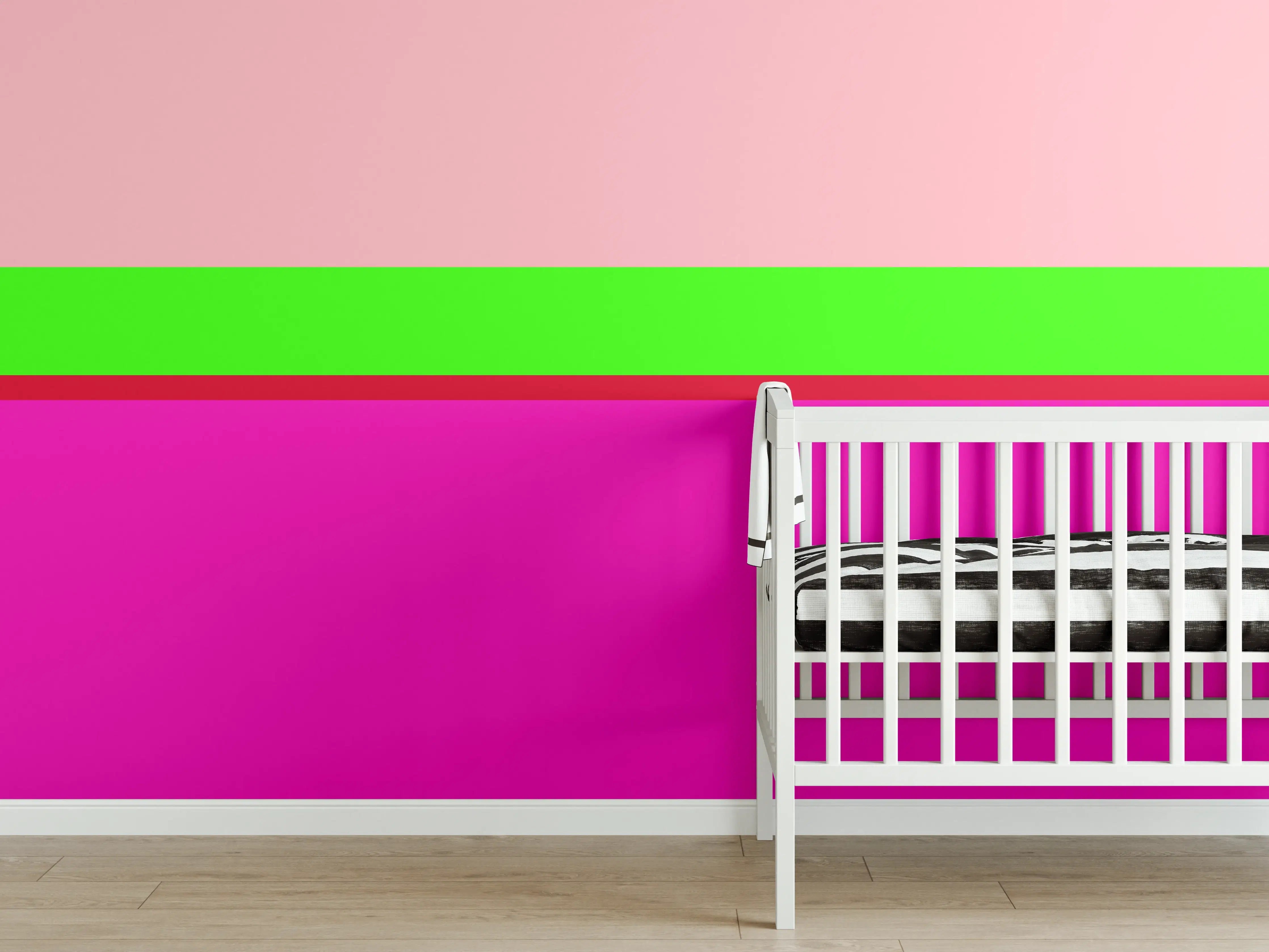 Babyzimmer Wandgestaltung - The Neons - Horizontal - Nox