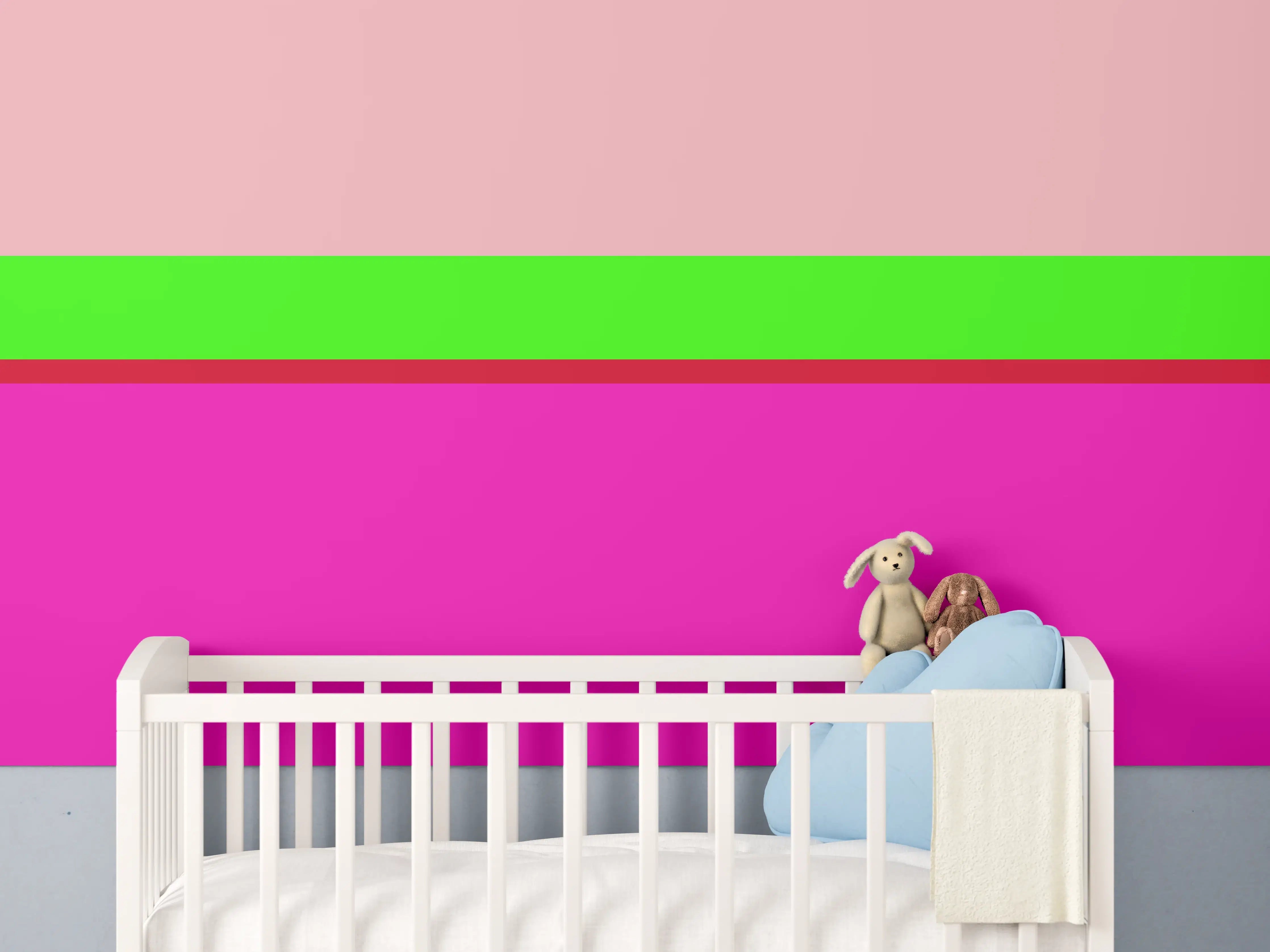 Babyzimmer Wandgestaltung - The Neons - Horizontal - Nox