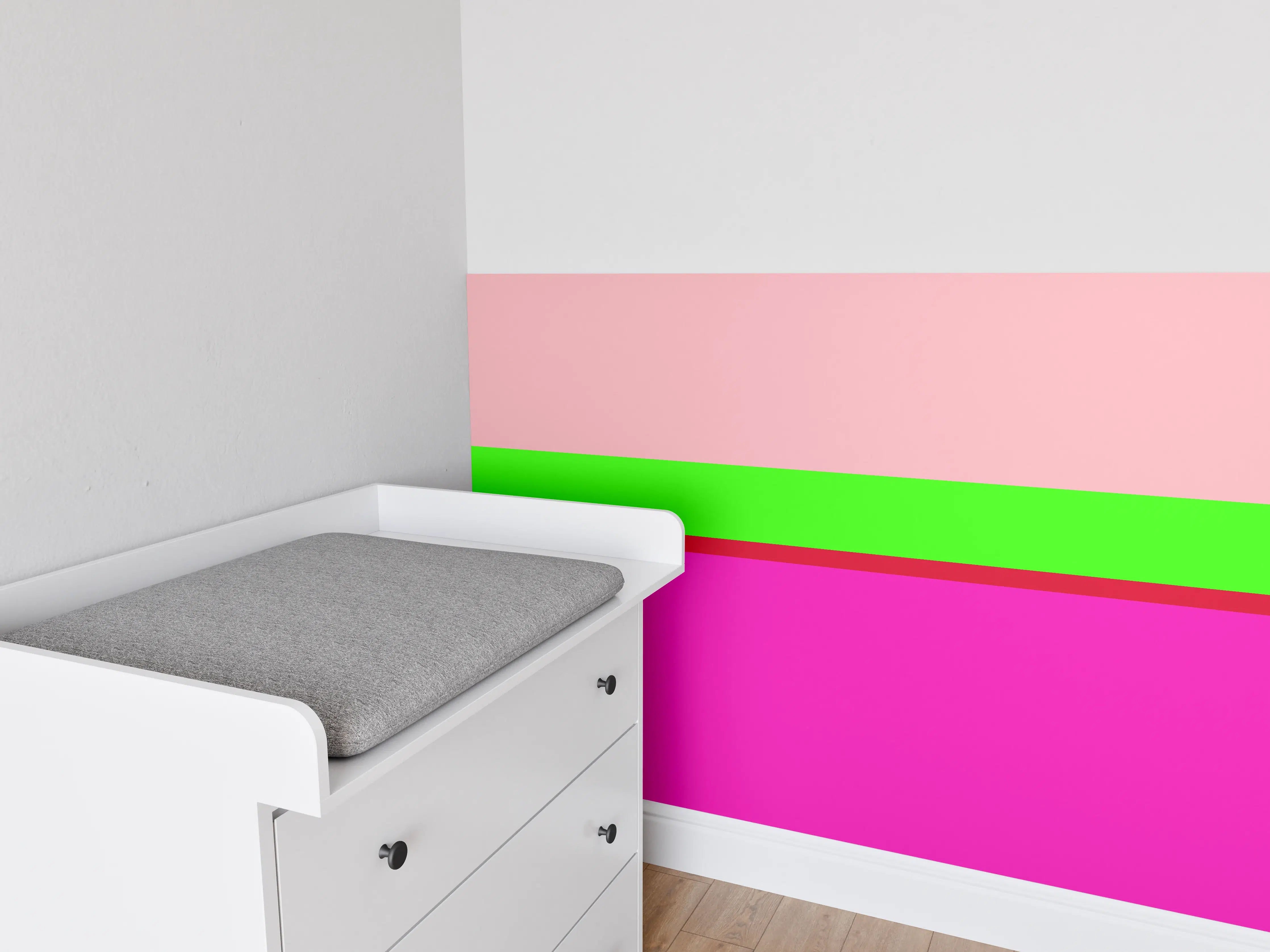 Babyzimmer Wandgestaltung - The Neons - Horizontal - Nox