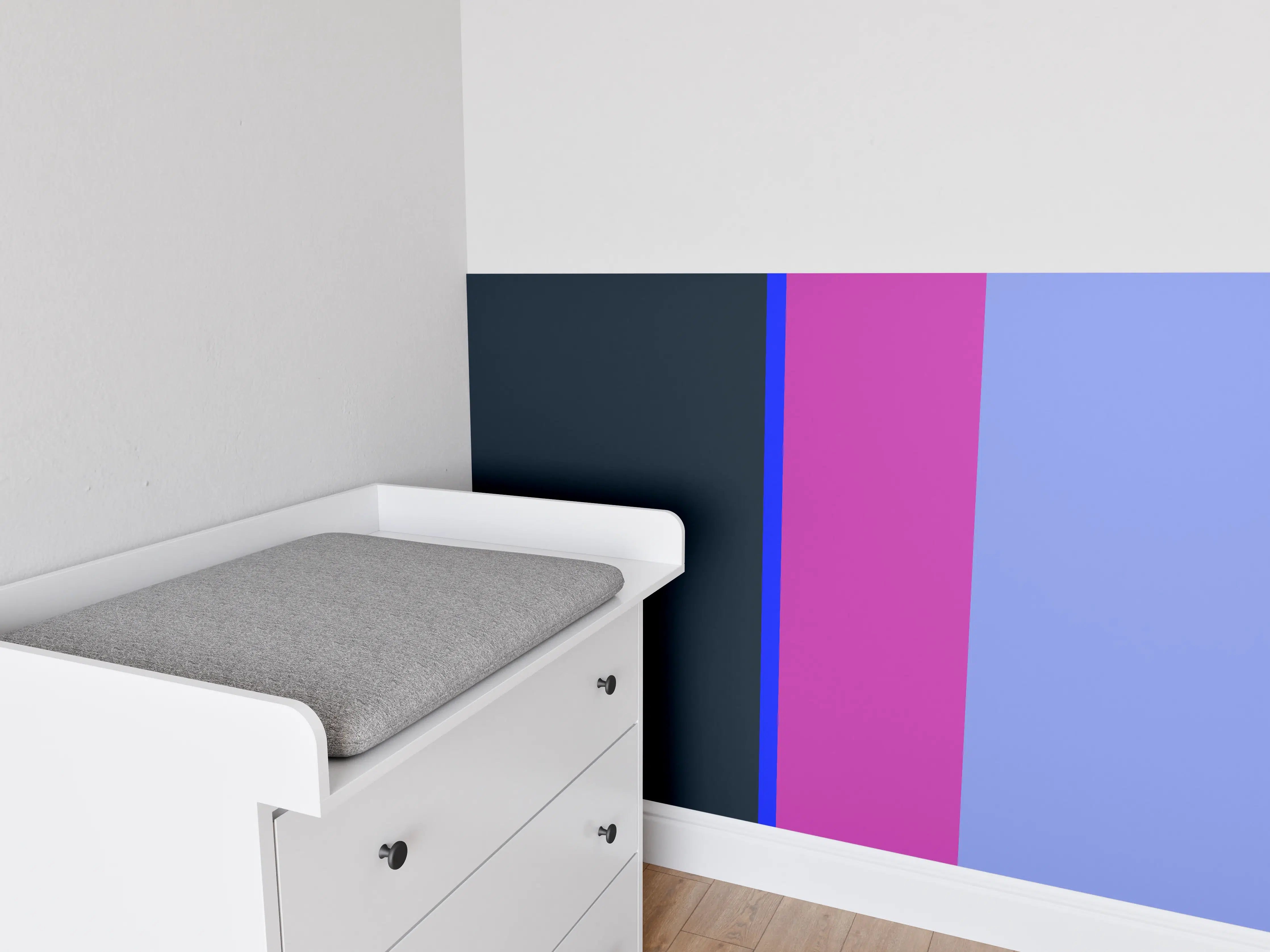Babyzimmer Wandgestaltung - The Neons - Vertikal - Luna