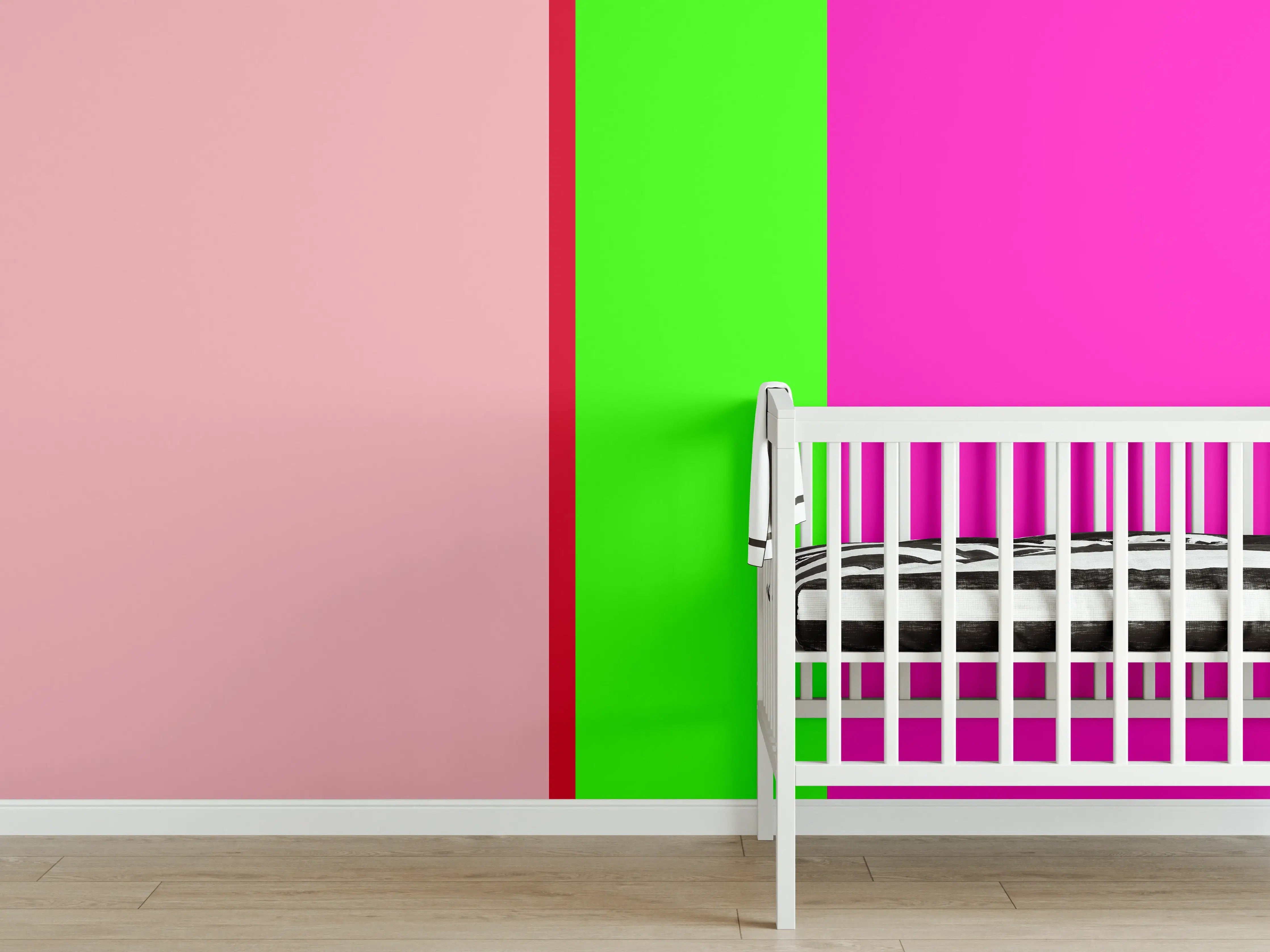 Babyzimmer Wandgestaltung - The Neons - Vertikal - Nox