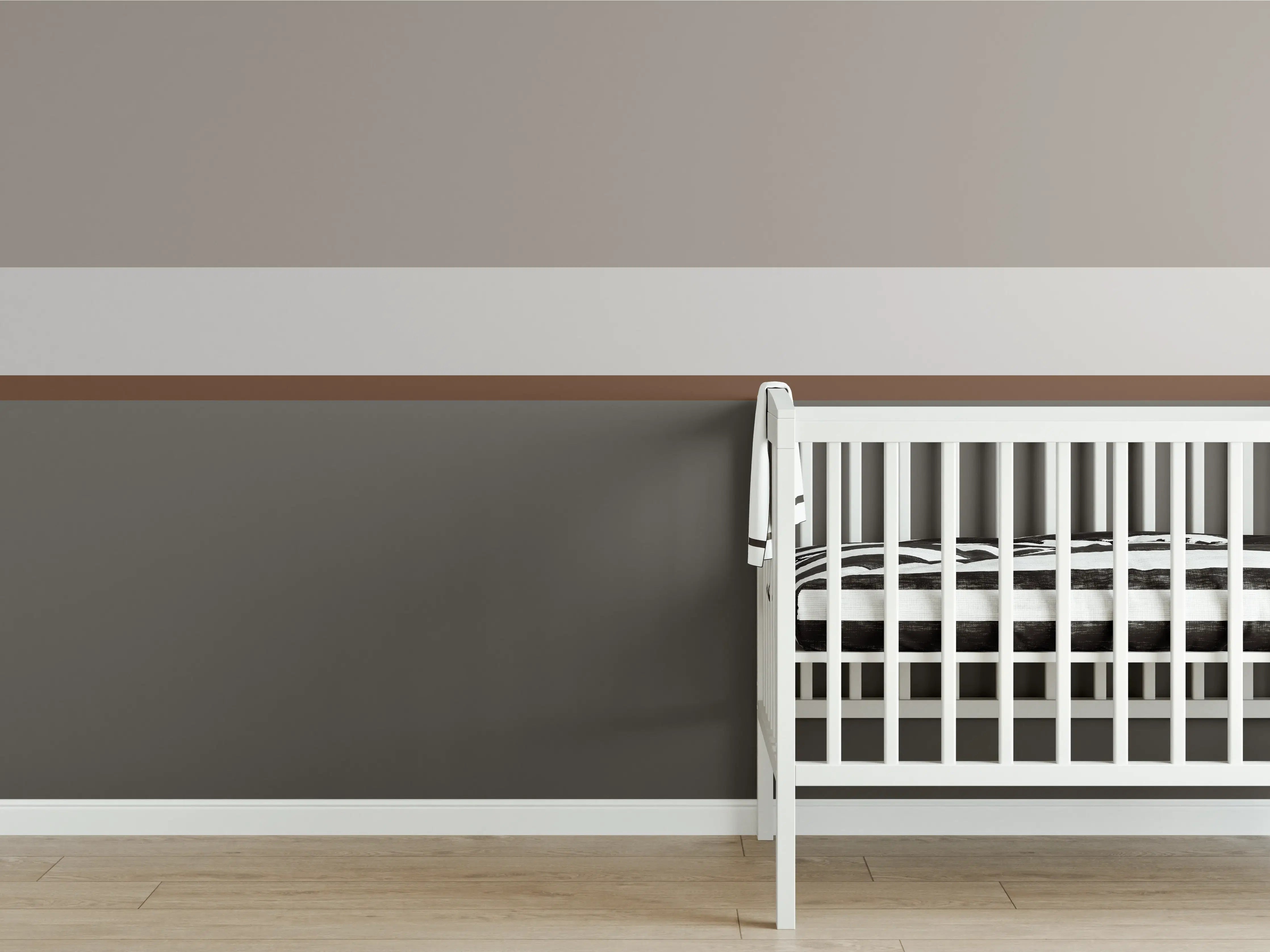 Babyzimmer Wandgestaltung - The Nudes - Horizontal - Ash