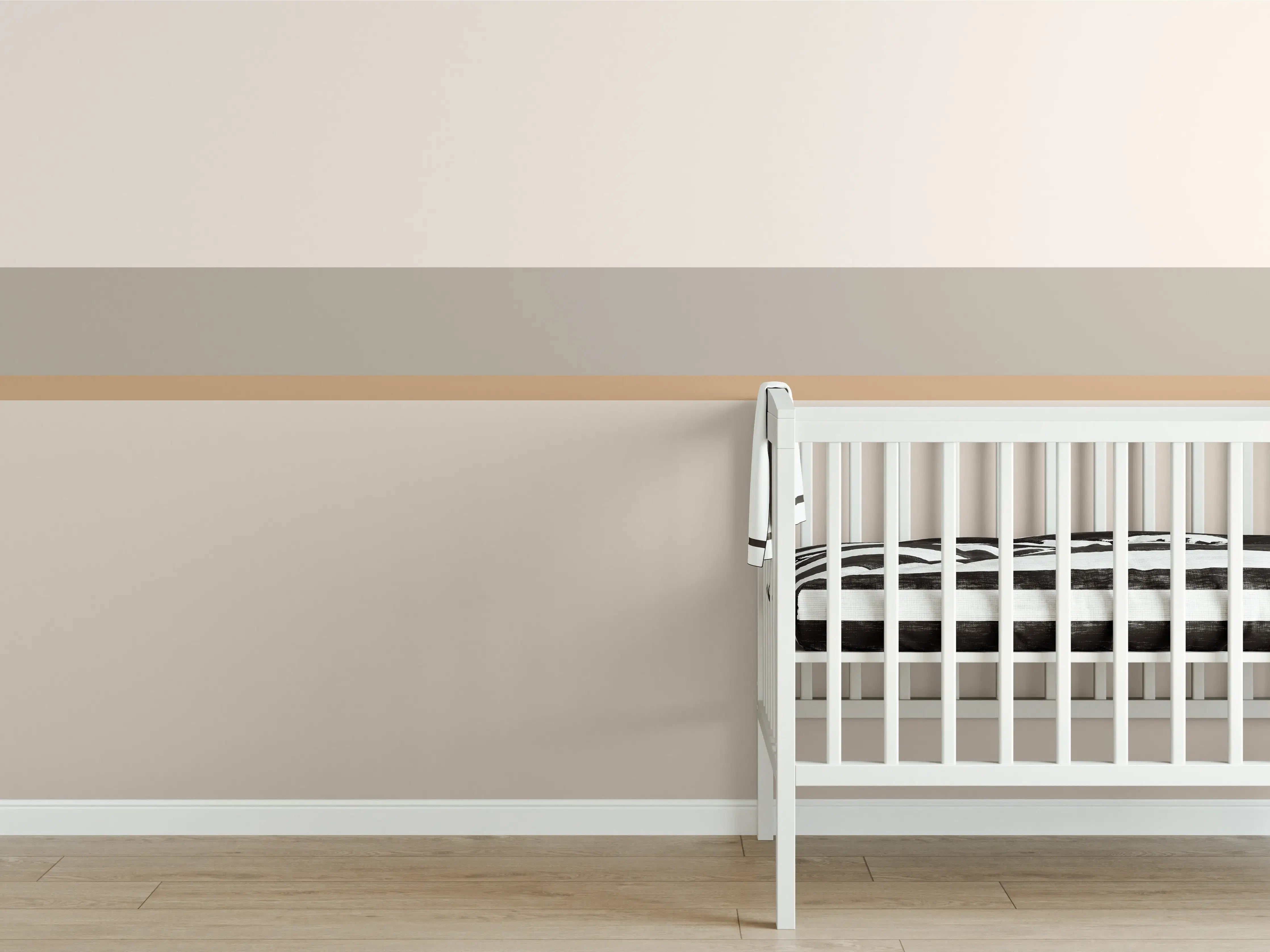Babyzimmer Wandgestaltung - The Nudes - Horizontal - Caramel