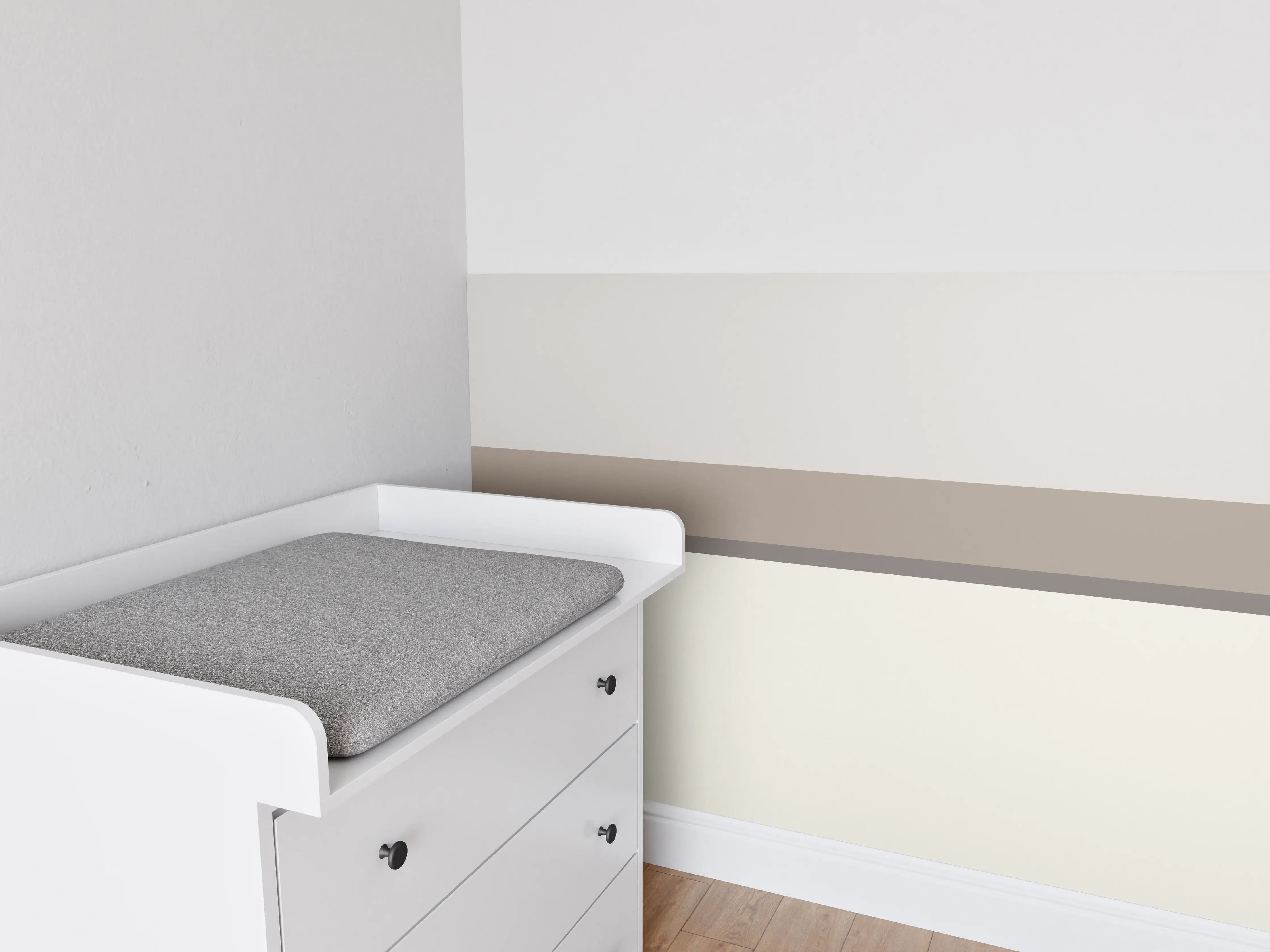 Babyzimmer Wandgestaltung - The Nudes - Horizontal - Fog
