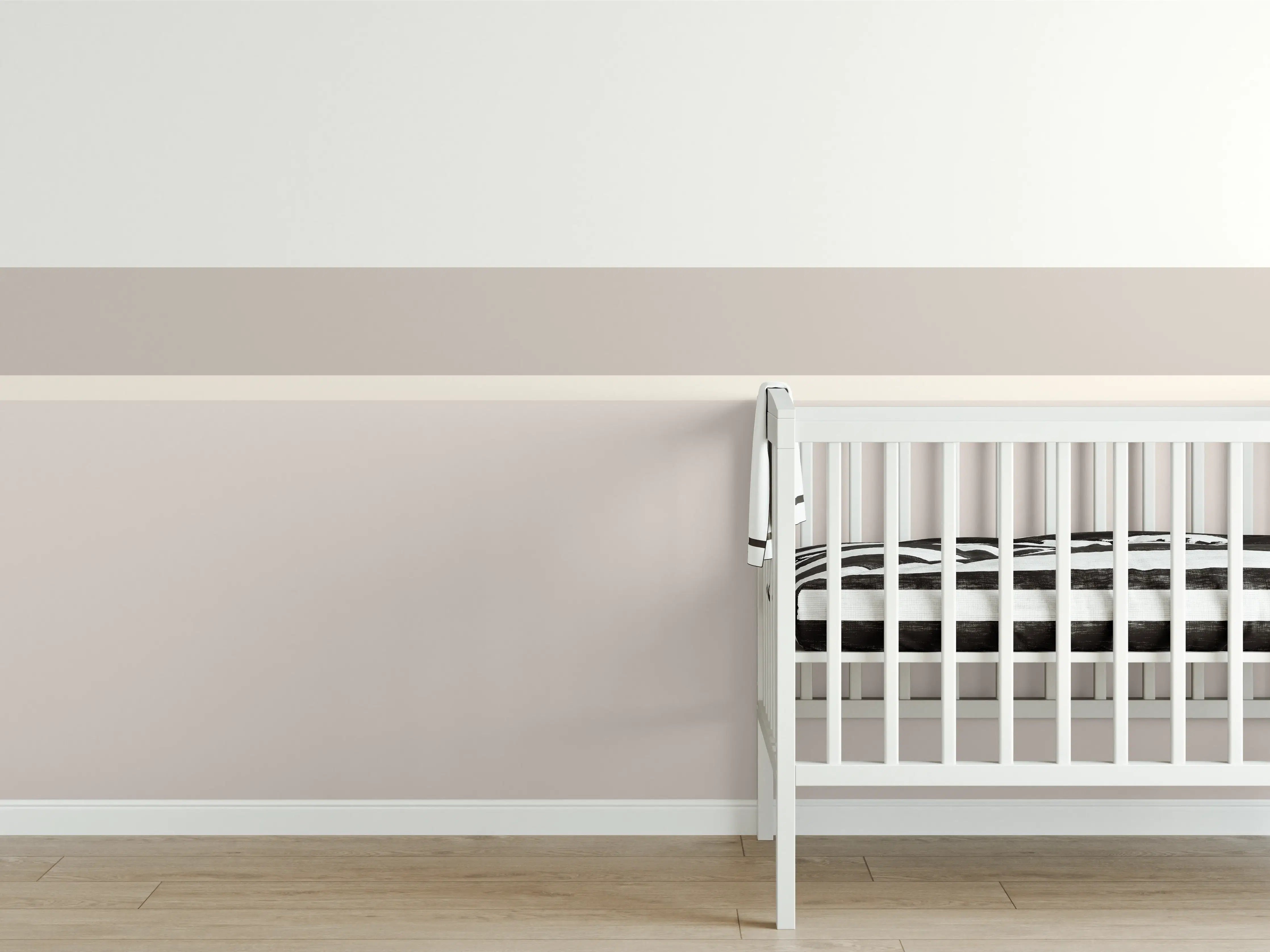 Babyzimmer Wandgestaltung - The Nudes - Horizontal - Latte