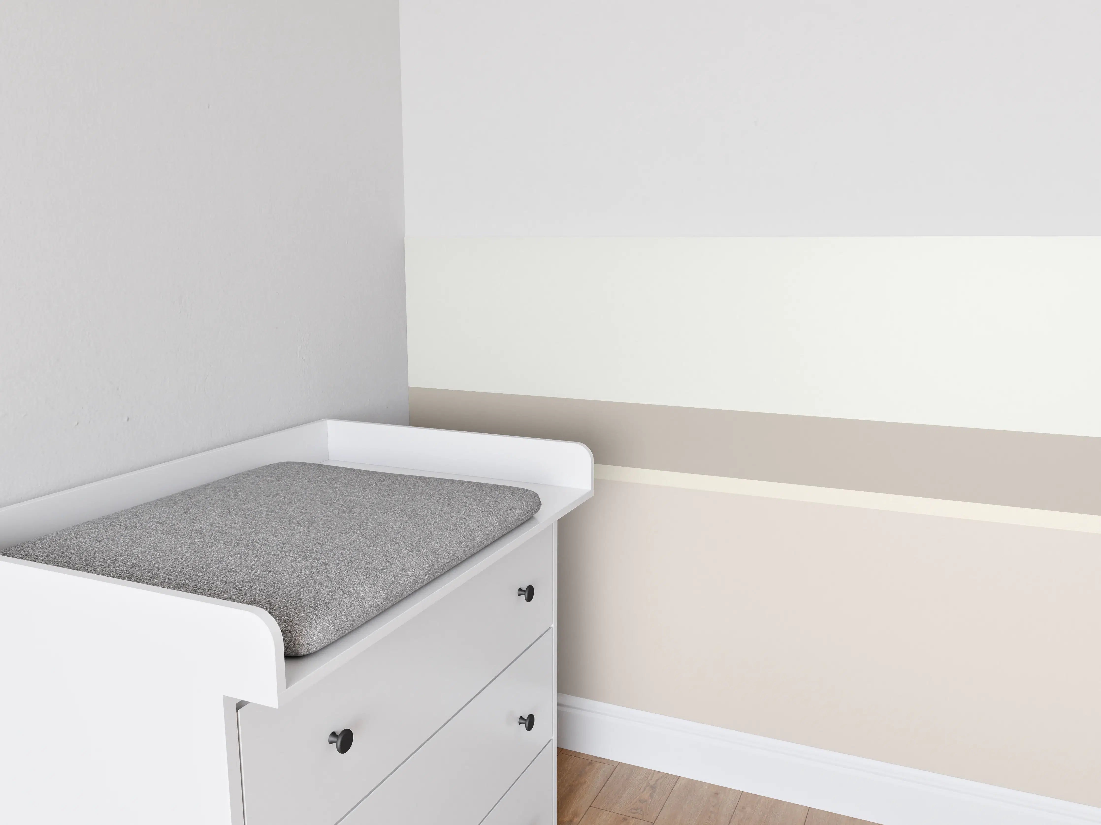 Babyzimmer Wandgestaltung - The Nudes - Horizontal - Latte