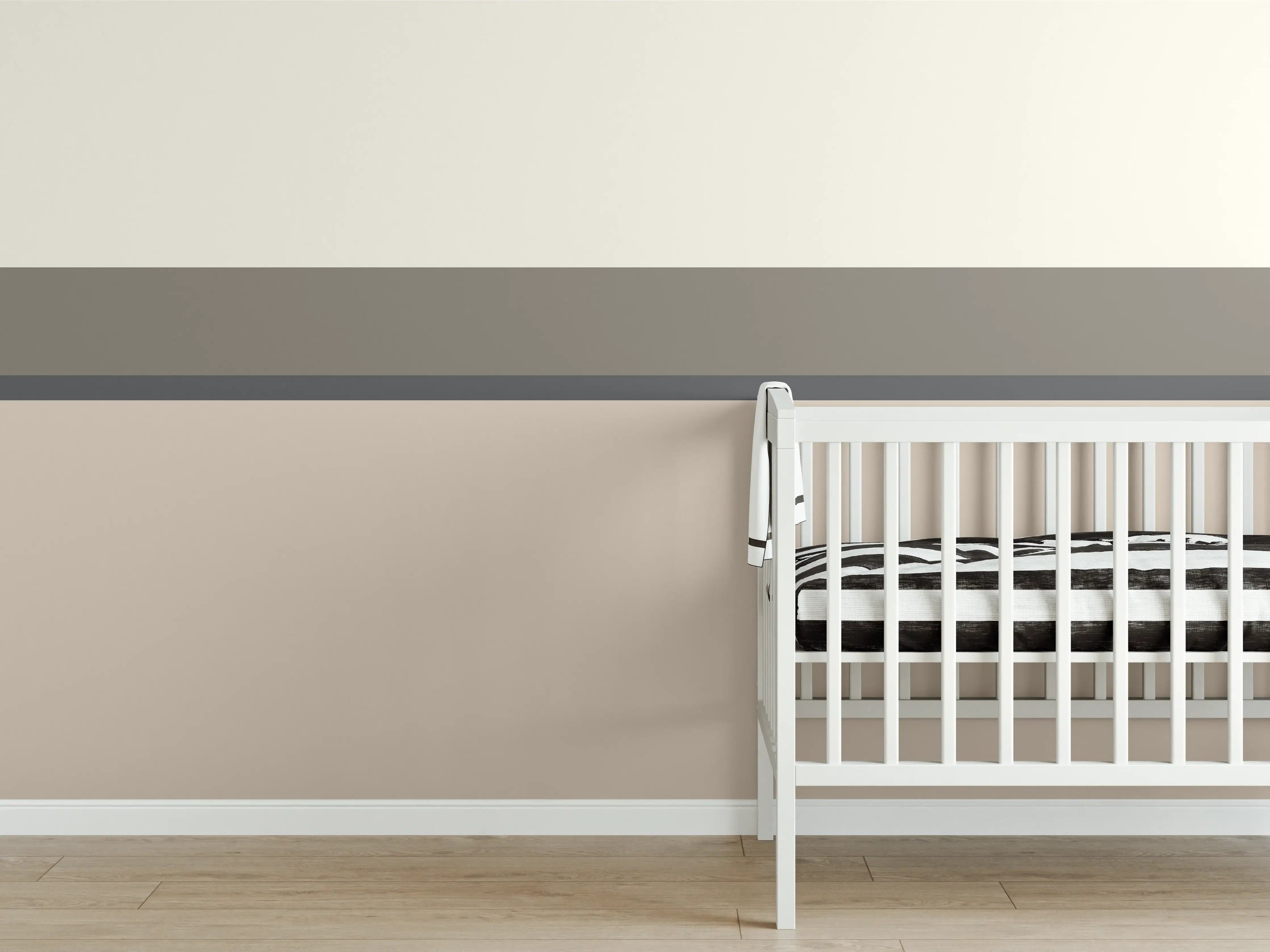 Babyzimmer Wandgestaltung - The Nudes - Horizontal - Toffee