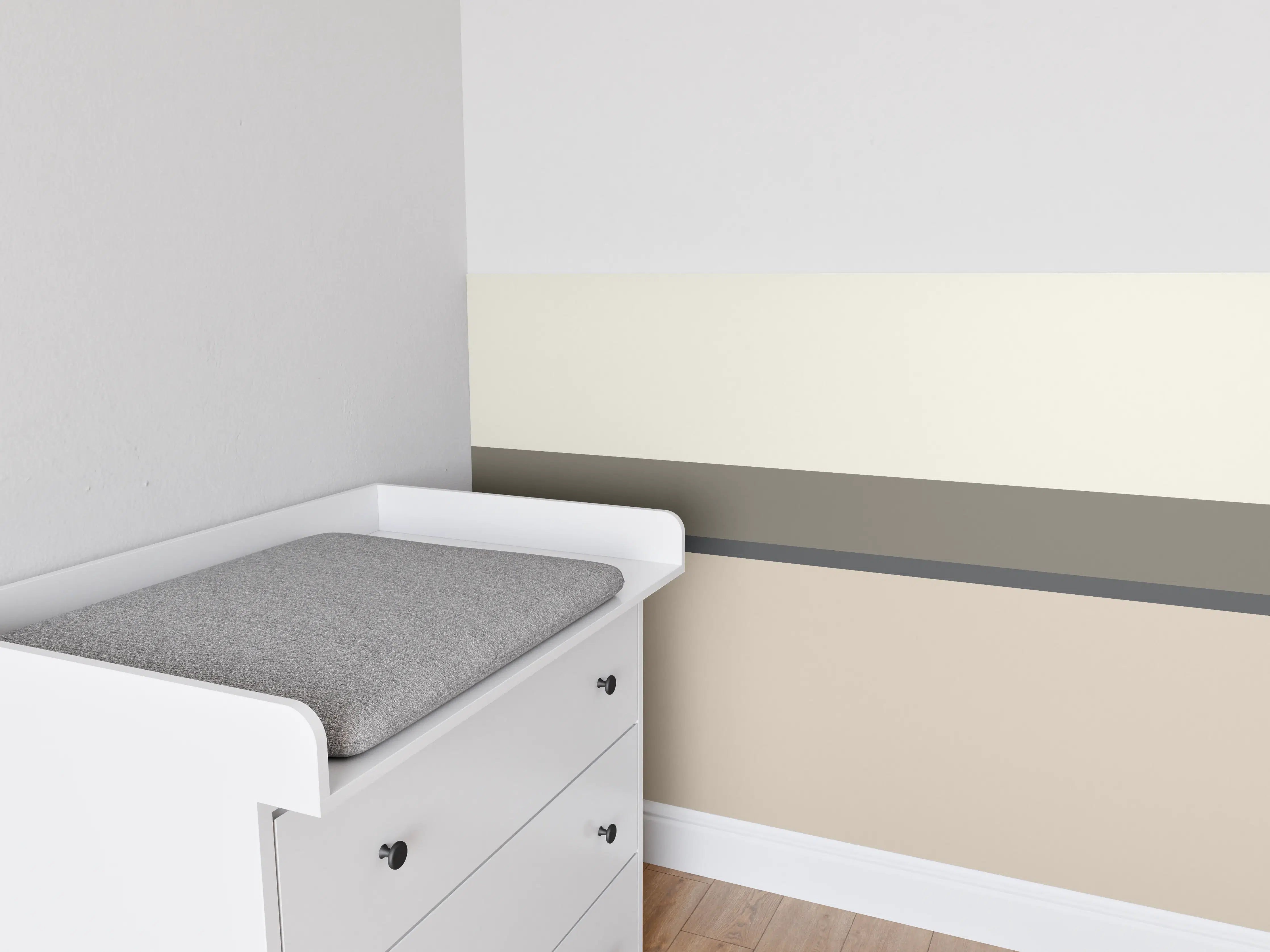 Babyzimmer Wandgestaltung - The Nudes - Horizontal - Toffee
