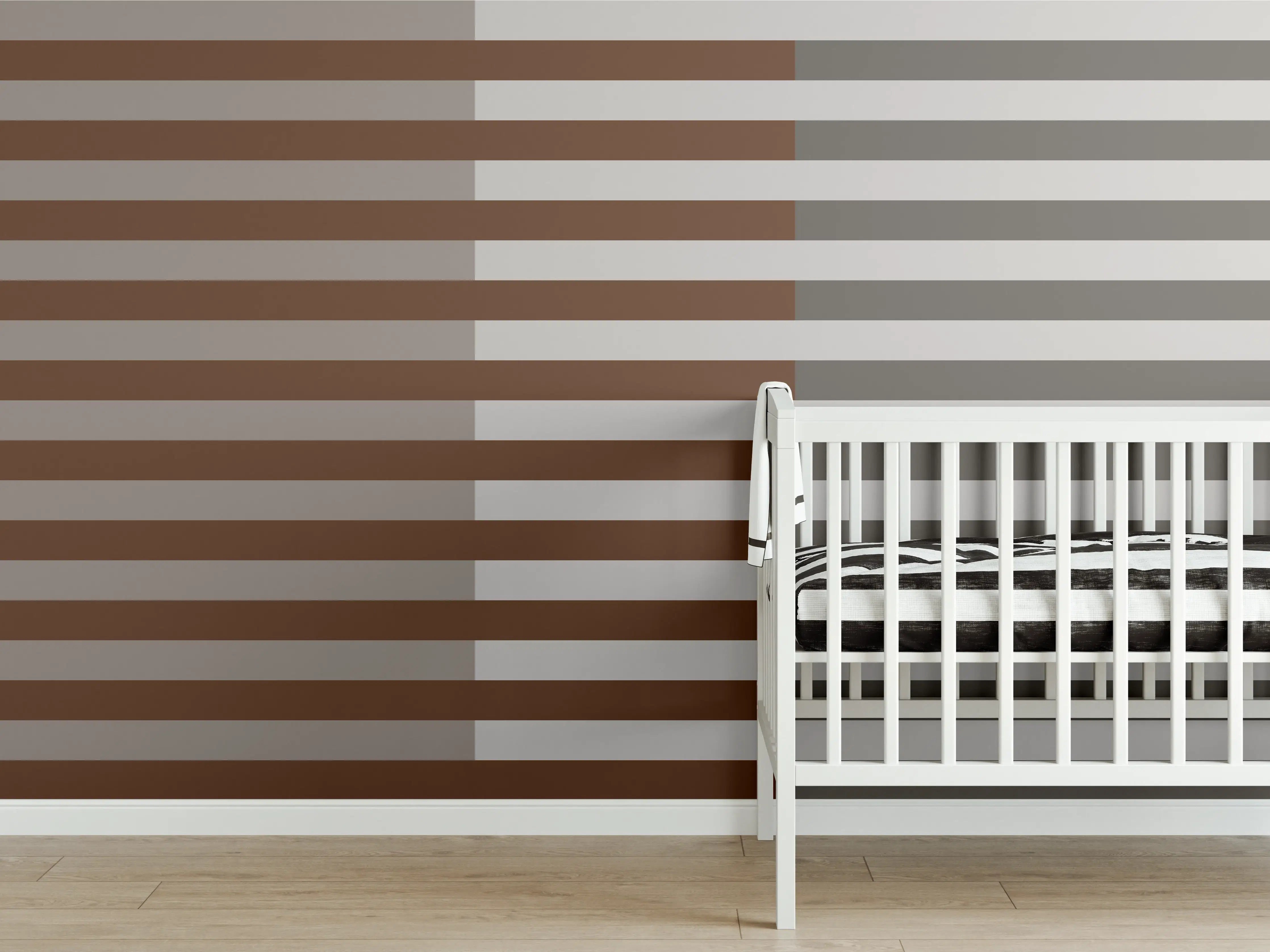 Babyzimmer Wandgestaltung - The Nudes - Multy Stripes - Ash