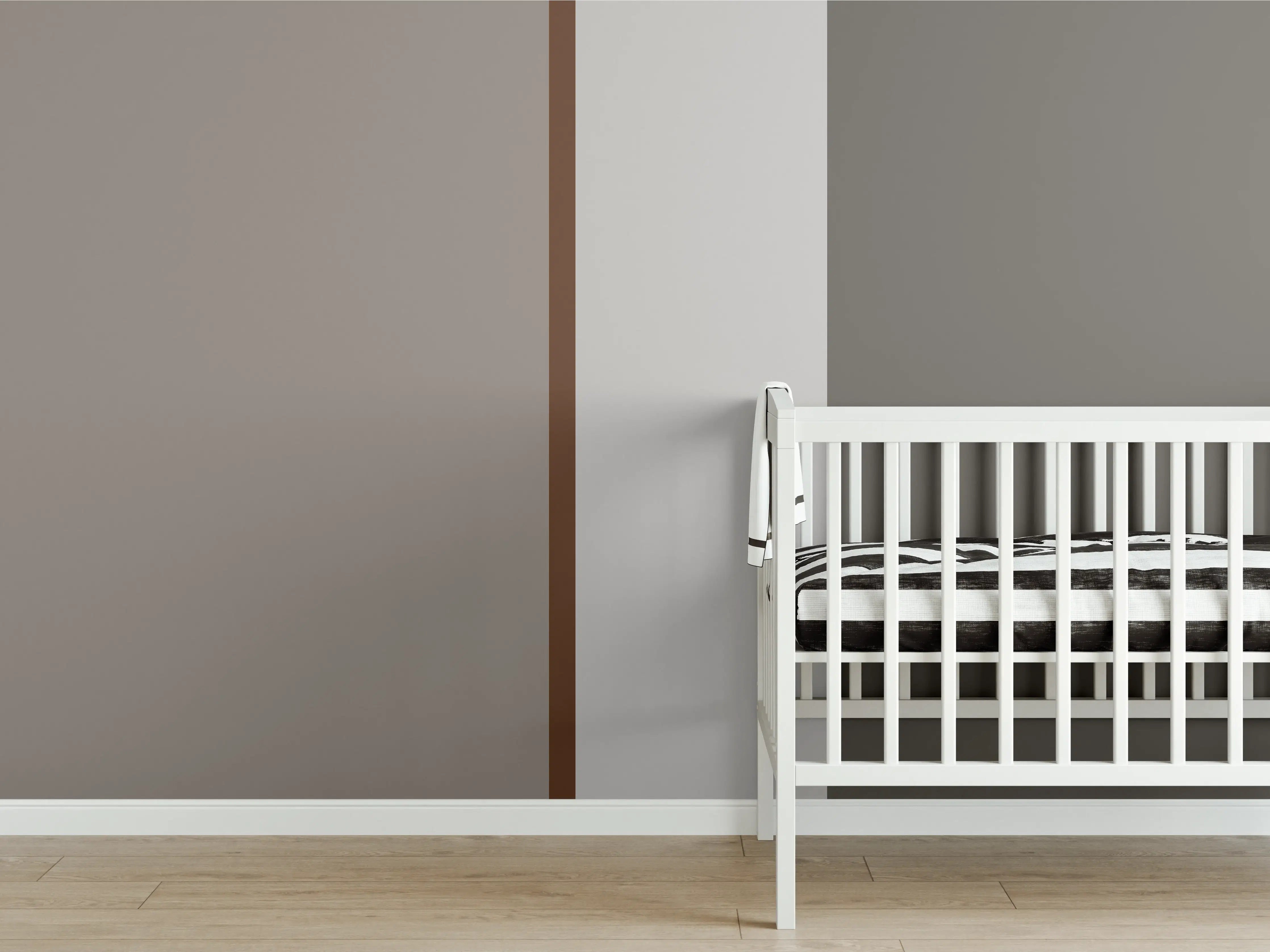 Babyzimmer Wandgestaltung - The Nudes - Vertikal - Ash