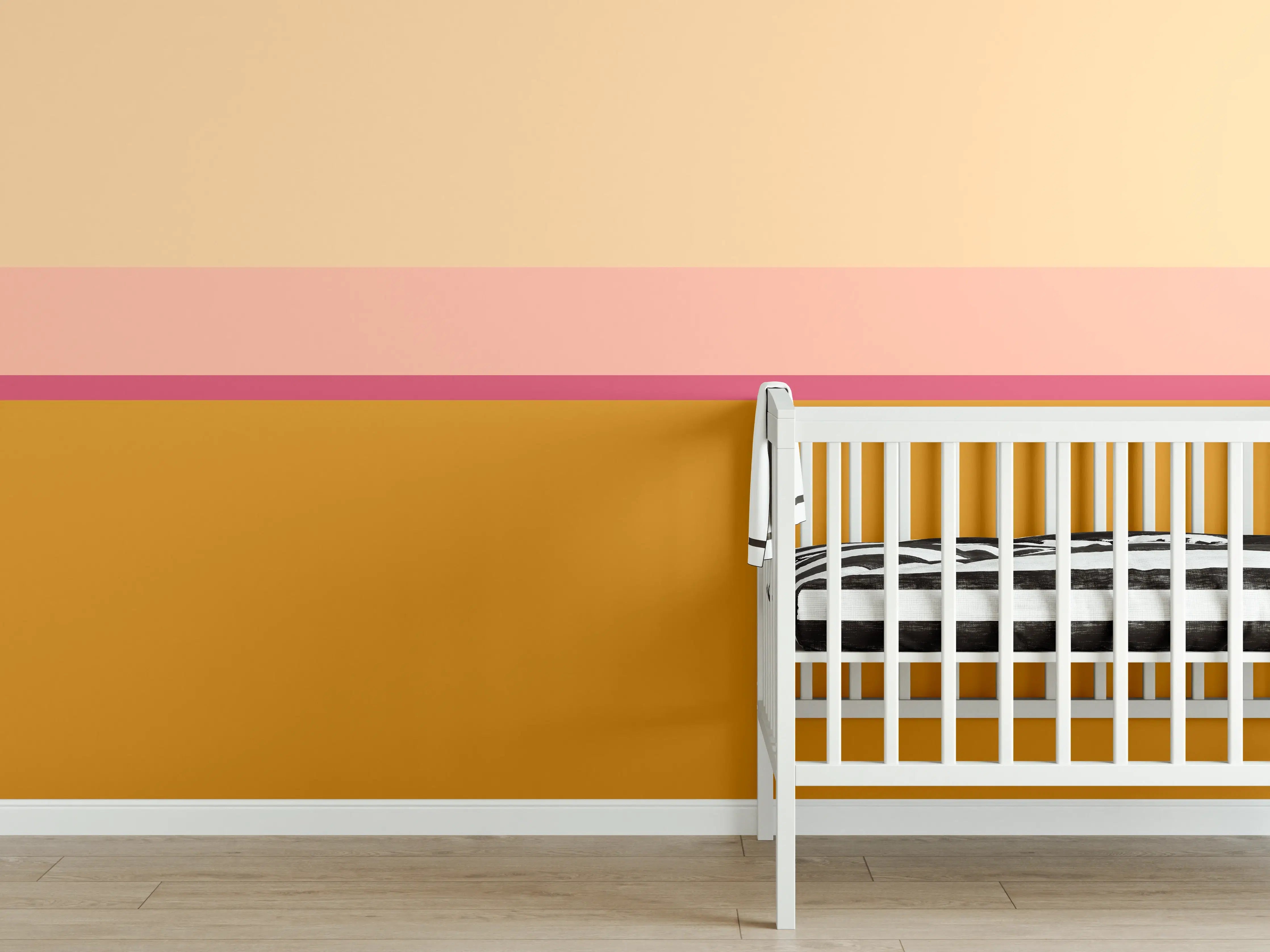 Babyzimmer Wandgestaltung - The Oranges - Horizontal - Cotton Candy