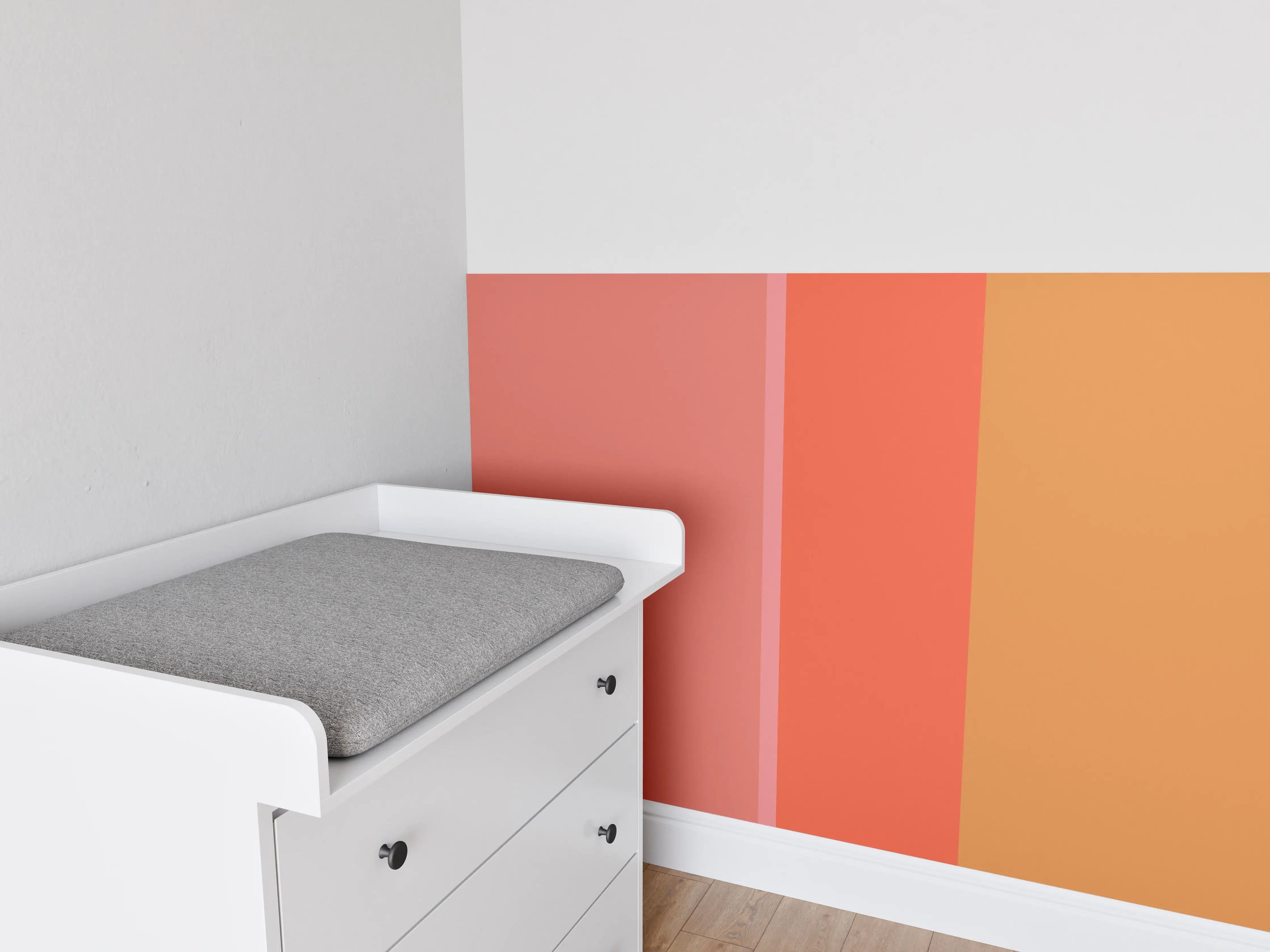 Babyzimmer Wandgestaltung - The Oranges - Vertical - Salmon