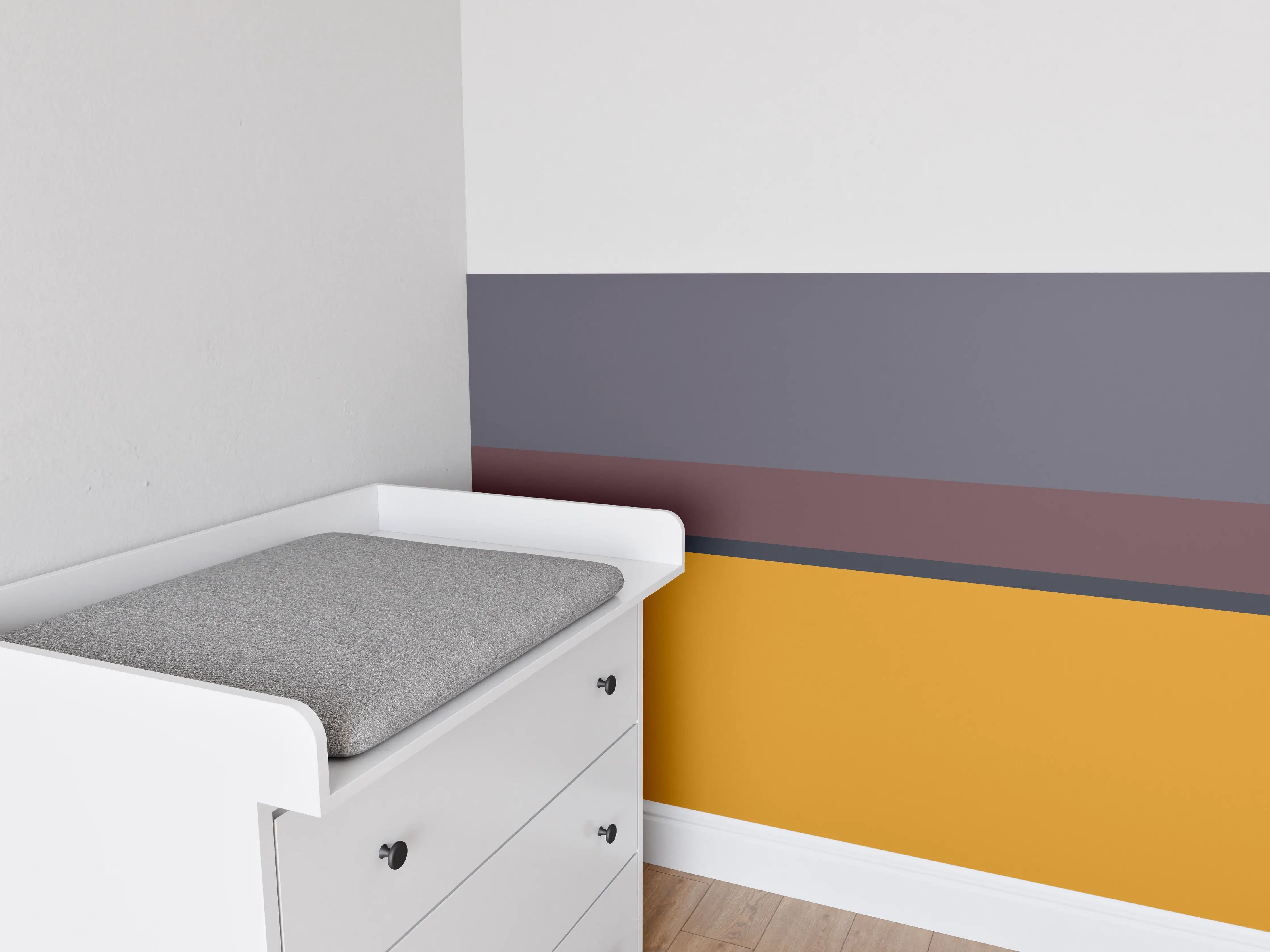 Babyzimmer Wandgestaltung - The Retros - Horizontal - Cersai