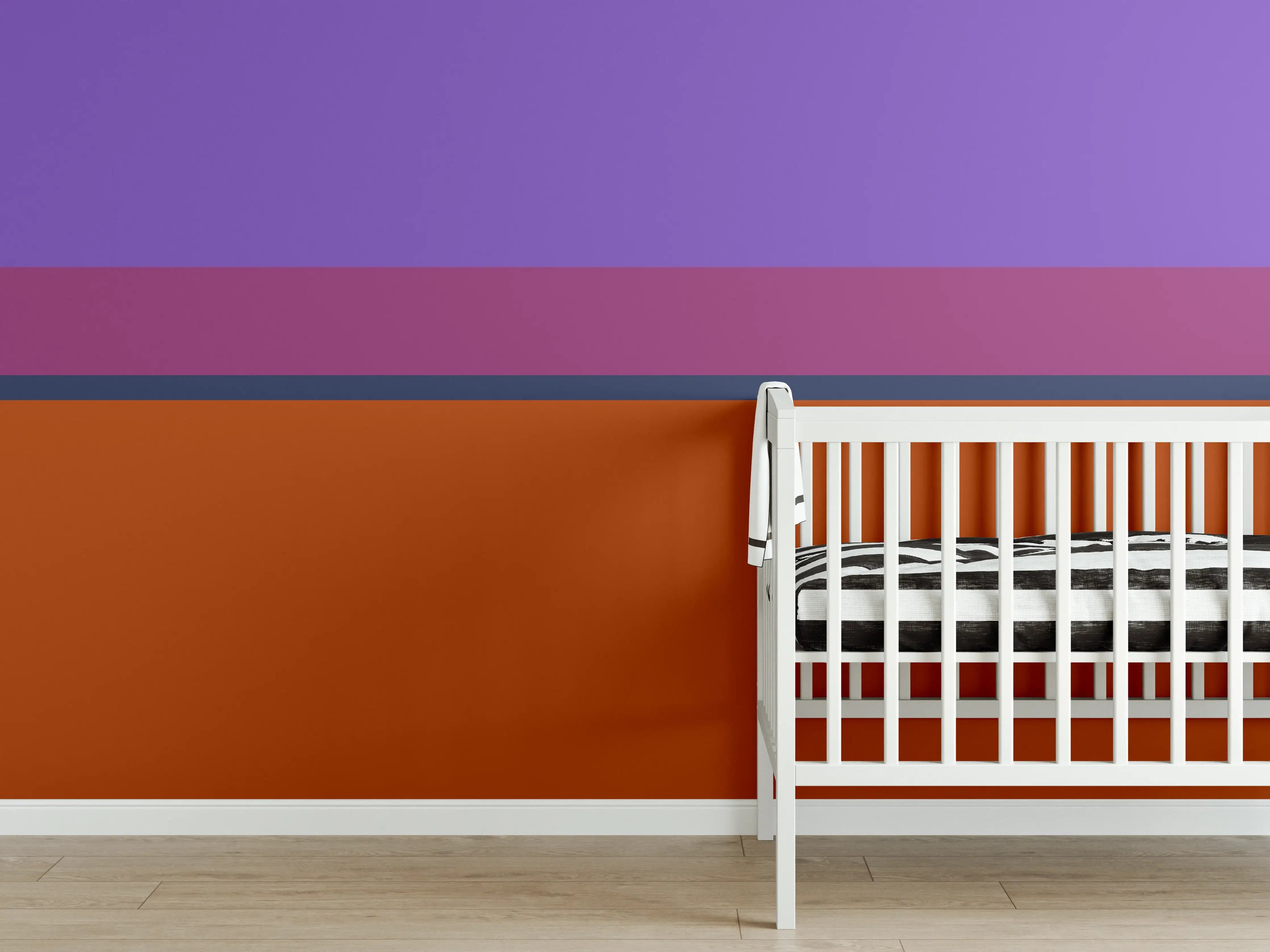 Babyzimmer Wandgestaltung - The Retros - Horizontal - Sansa