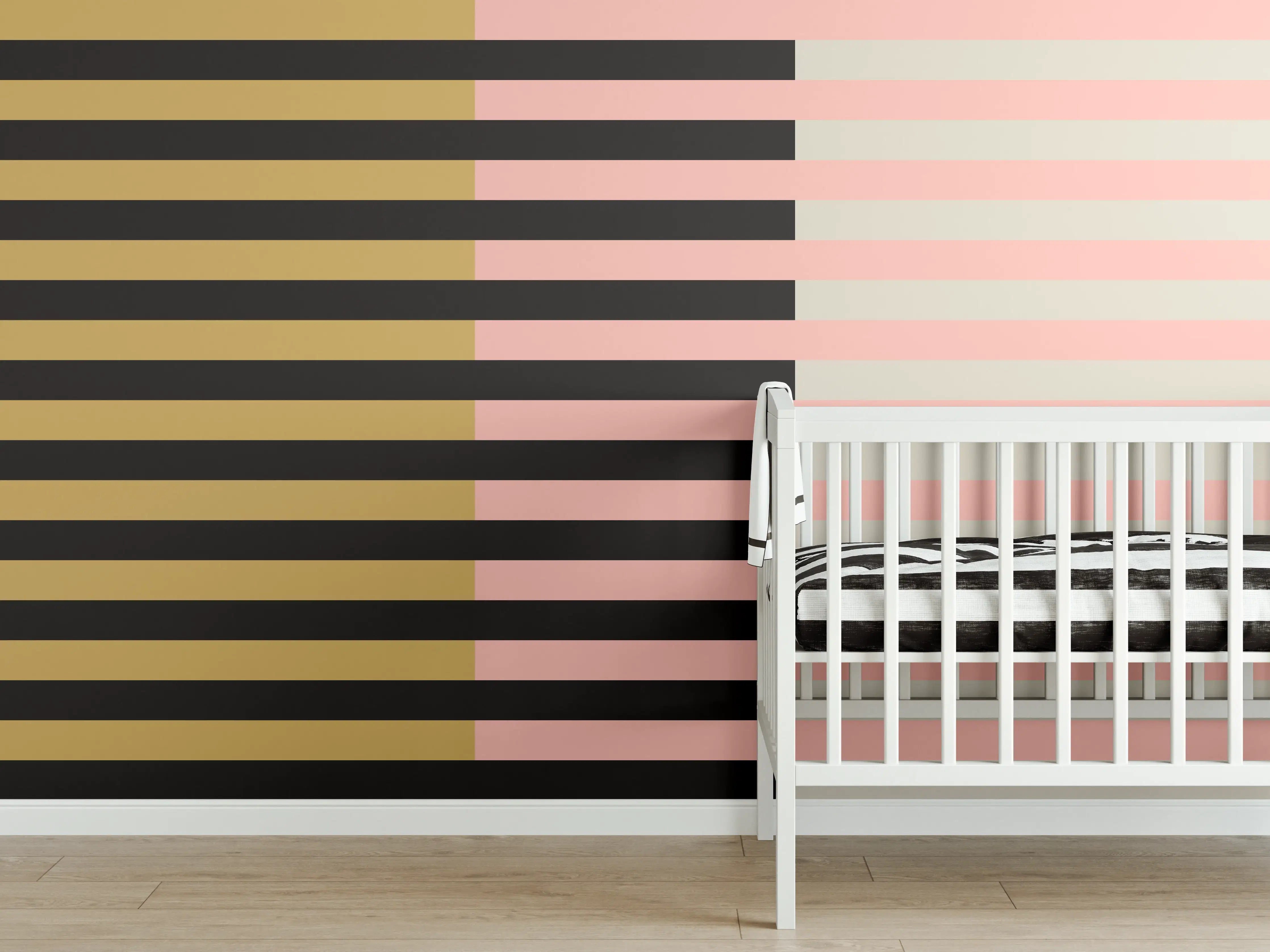 Babyzimmer Wandgestaltung - The Retros - Multy Stripes - Daenerys