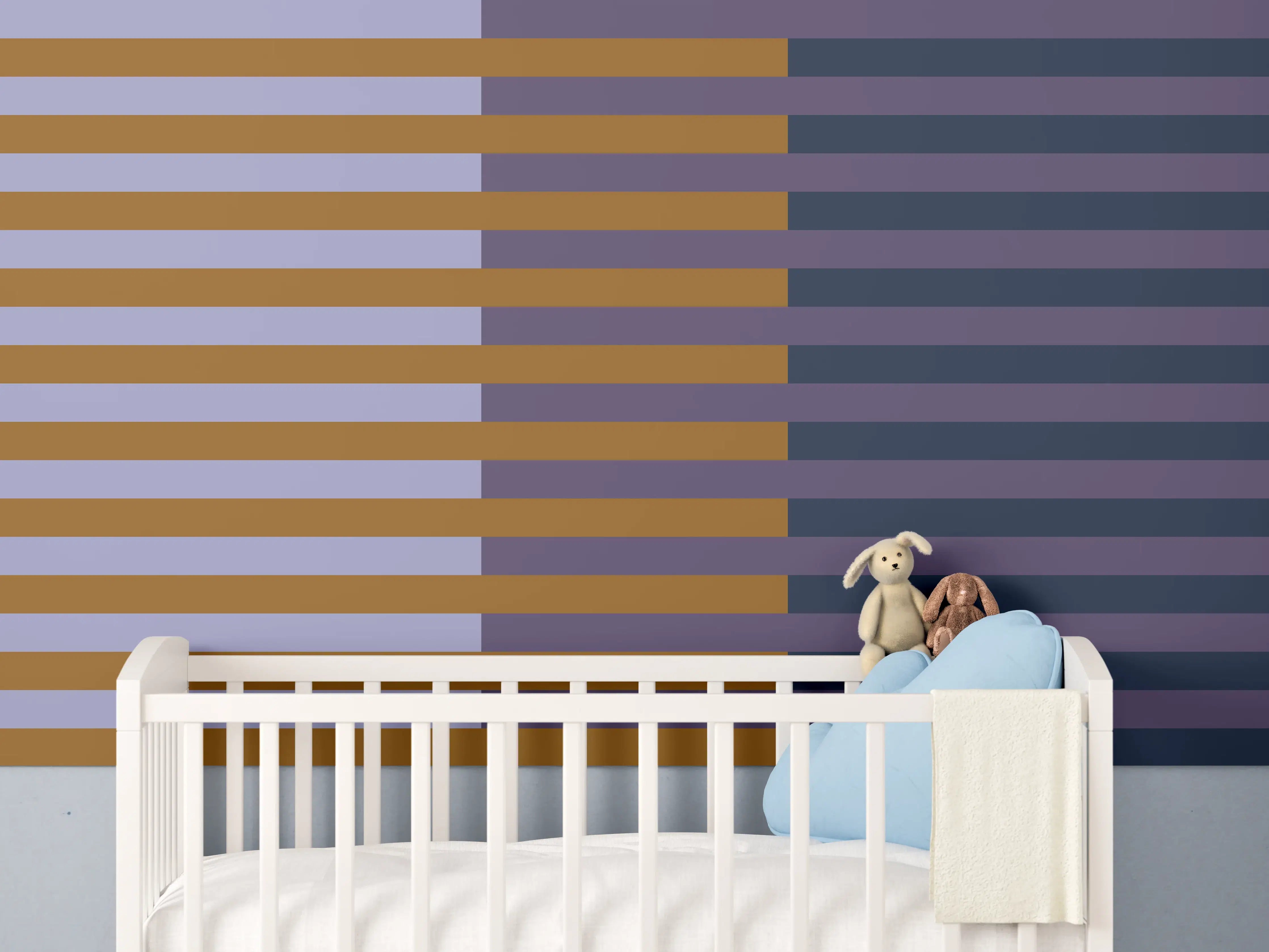 Babyzimmer Wandgestaltung - The Retros - Multy Stripes - Tyrion