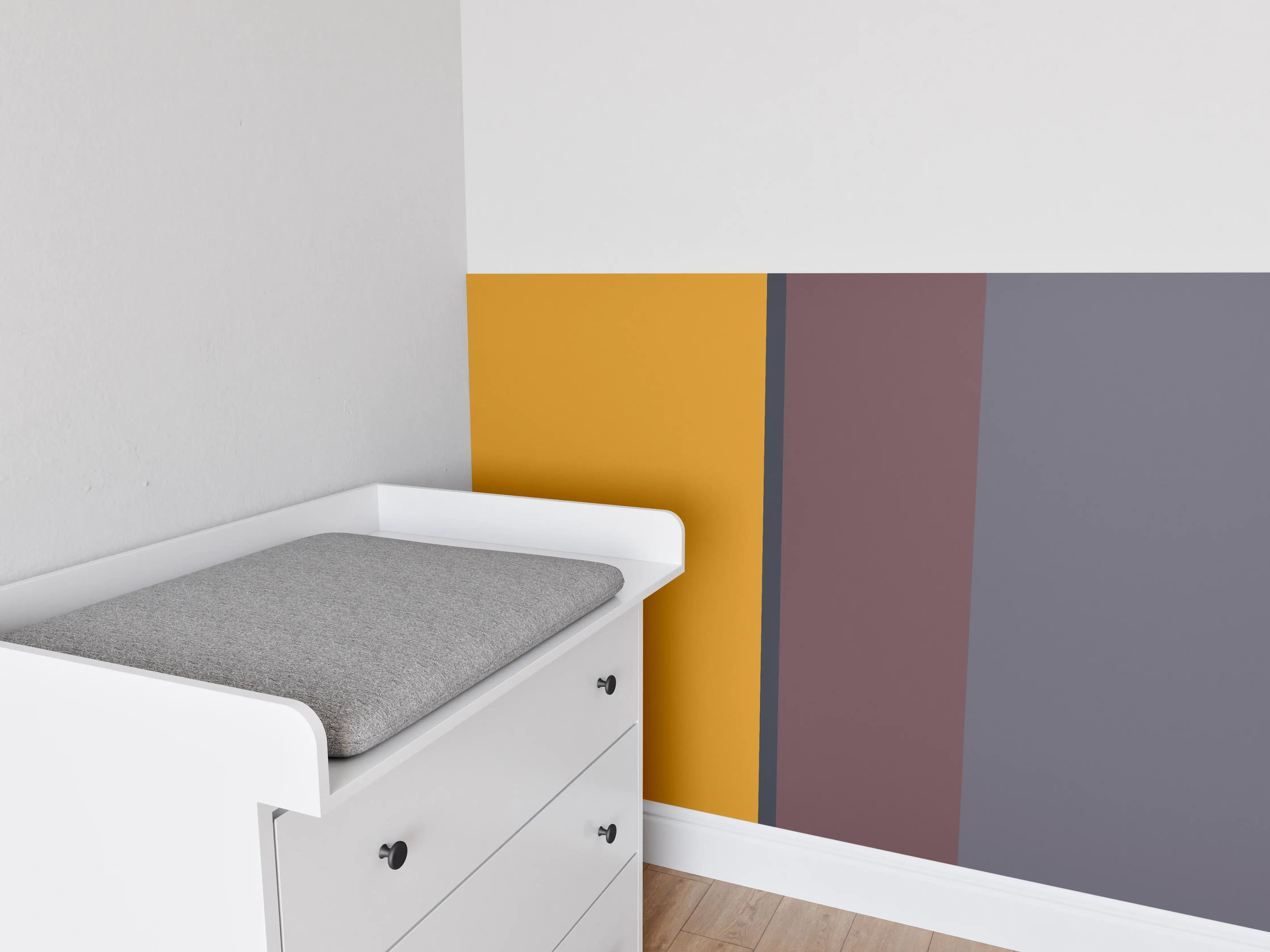 Babyzimmer Wandgestaltung - The Retros - Vertikal - Cersai
