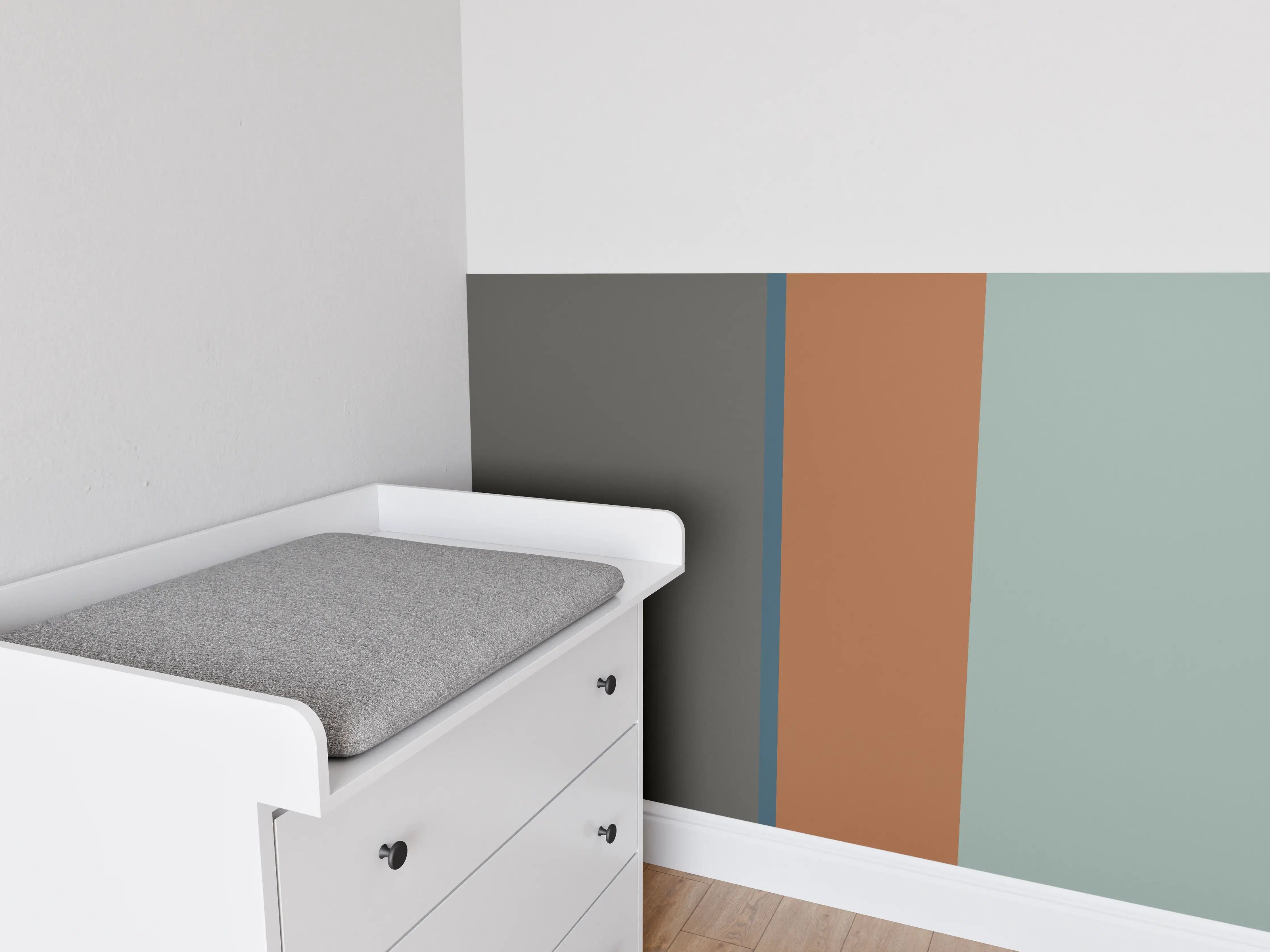 Babyzimmer Wandgestaltung - The Retros - Vertikal - Jon