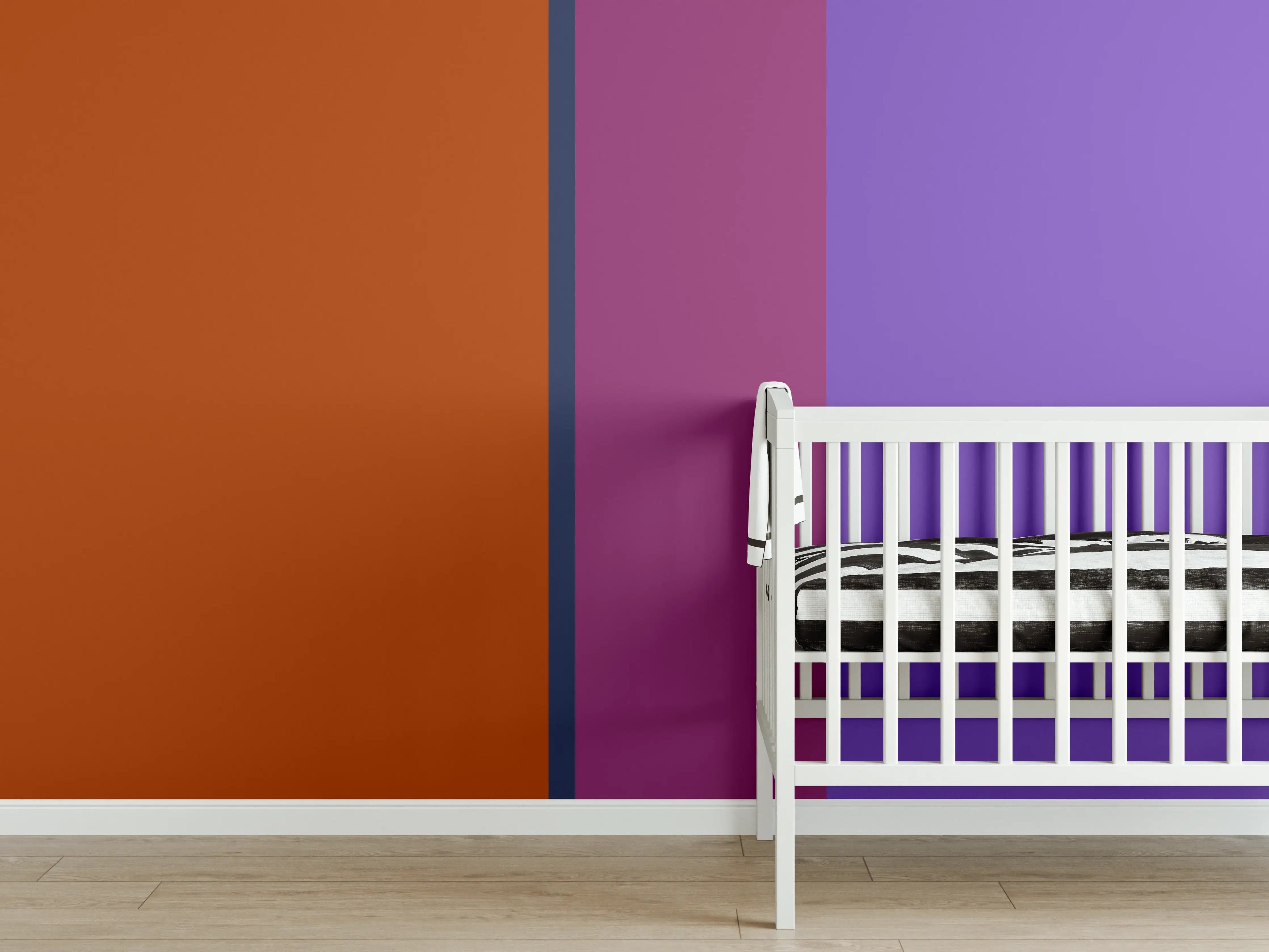 Babyzimmer Wandgestaltung - The Retros - Vertikal - Sansa