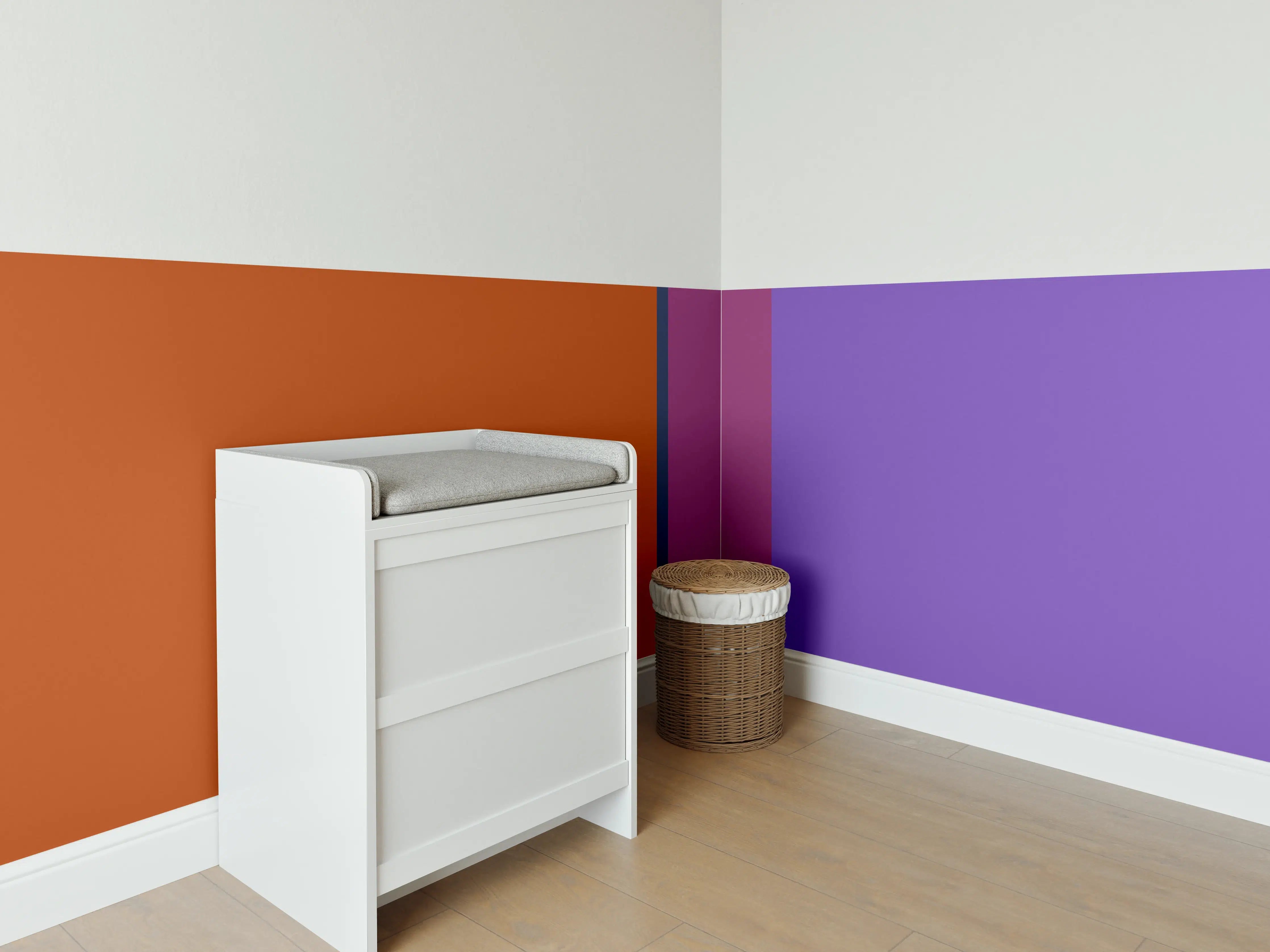 Babyzimmer Wandgestaltung - The Retros - Vertikal - Sansa
