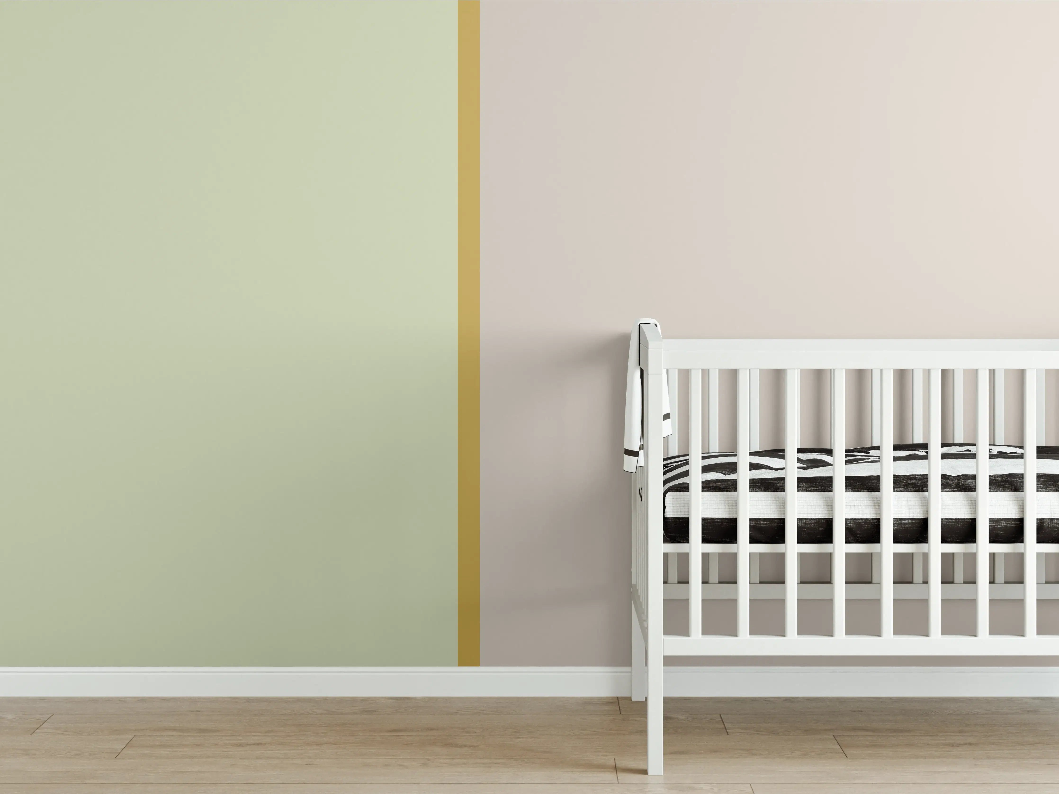 Babyzimmer Wandgestaltung - The Springs - Easy Vertikal - Birch