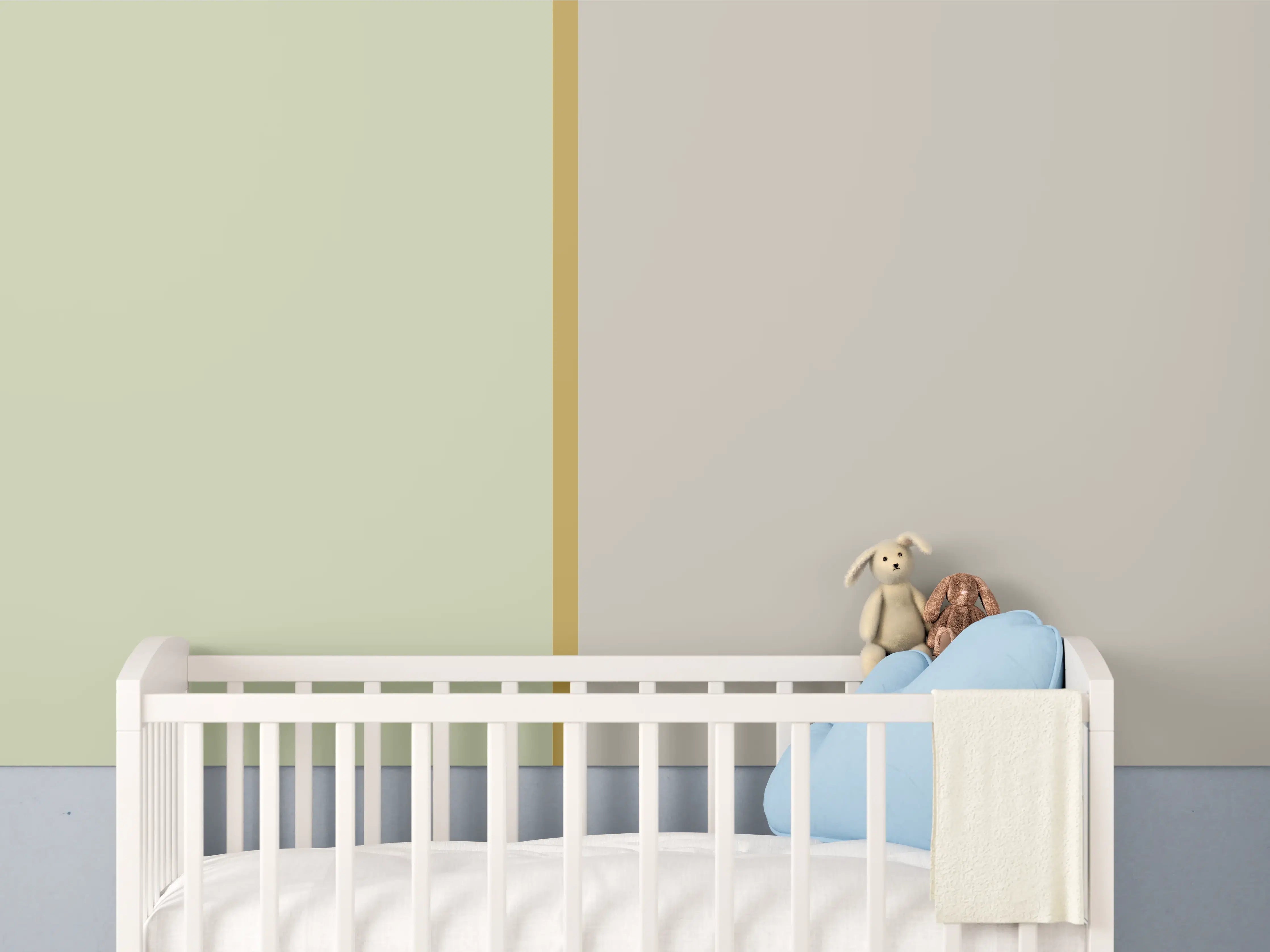 Babyzimmer Wandgestaltung - The Springs - Easy Vertikal - Birch