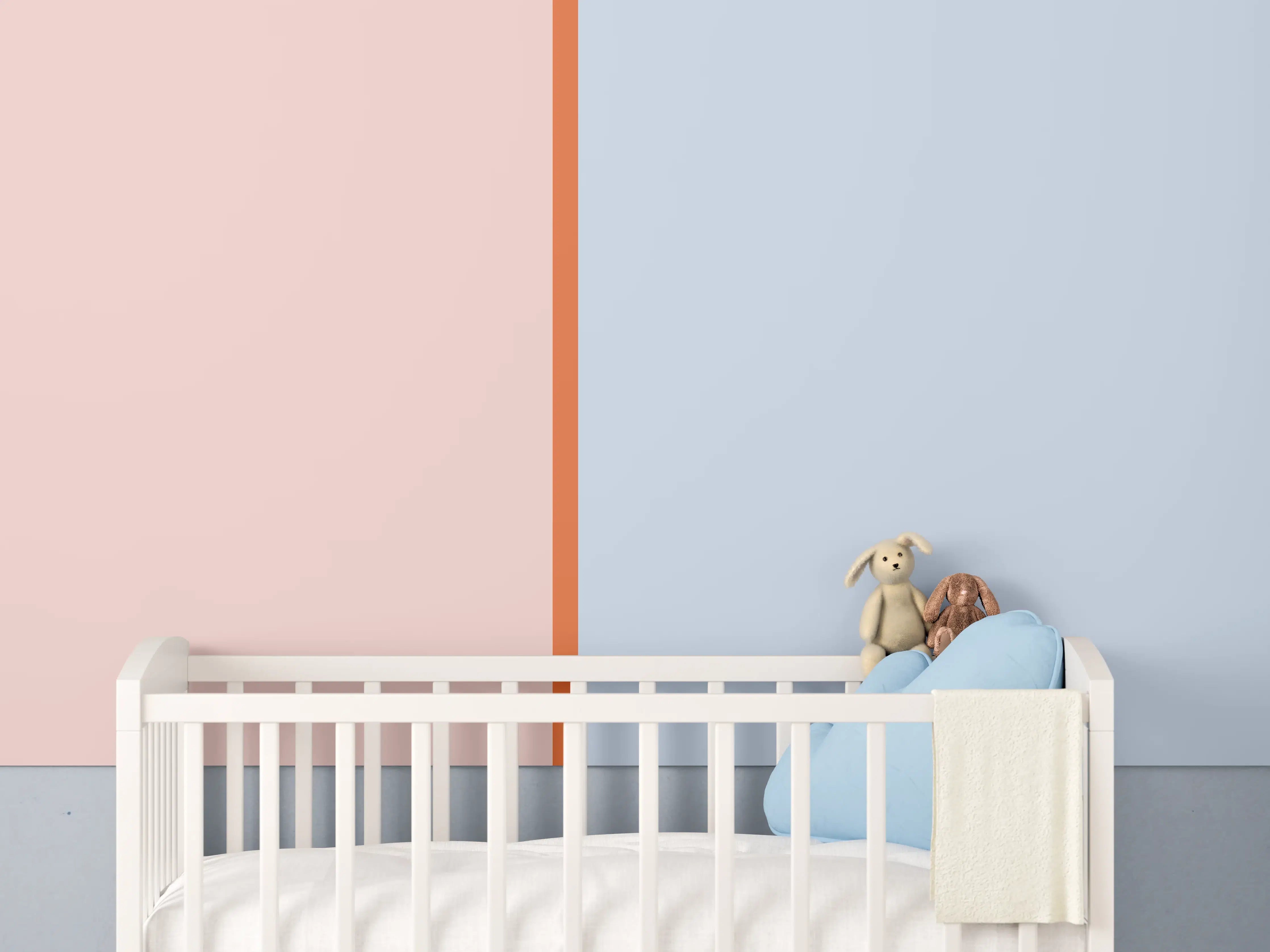 Babyzimmer Wandgestaltung - The Springs - Easy Vertikal - Crocus