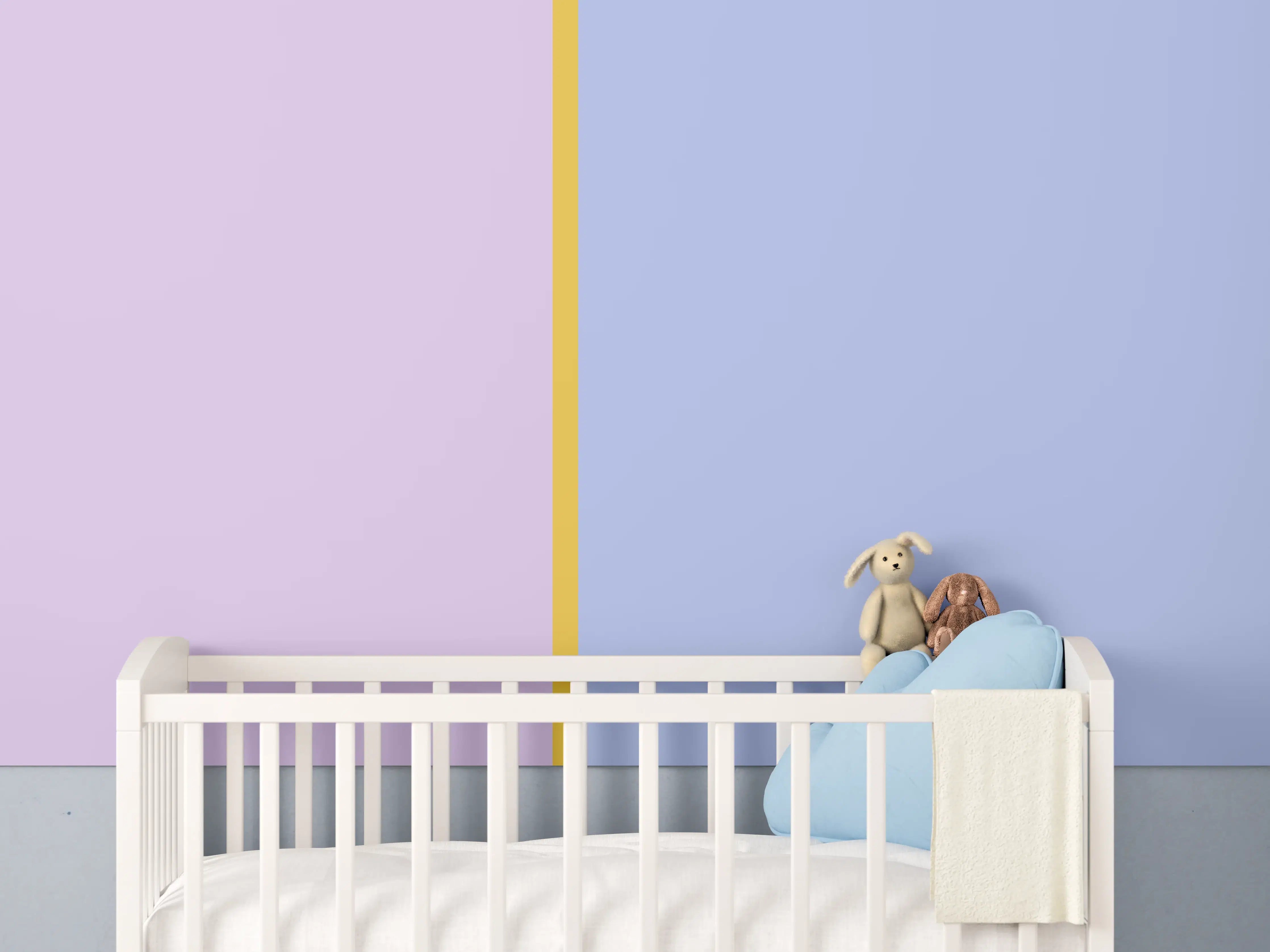 Babyzimmer Wandgestaltung - The Springs - Easy Vertikal - Lilac