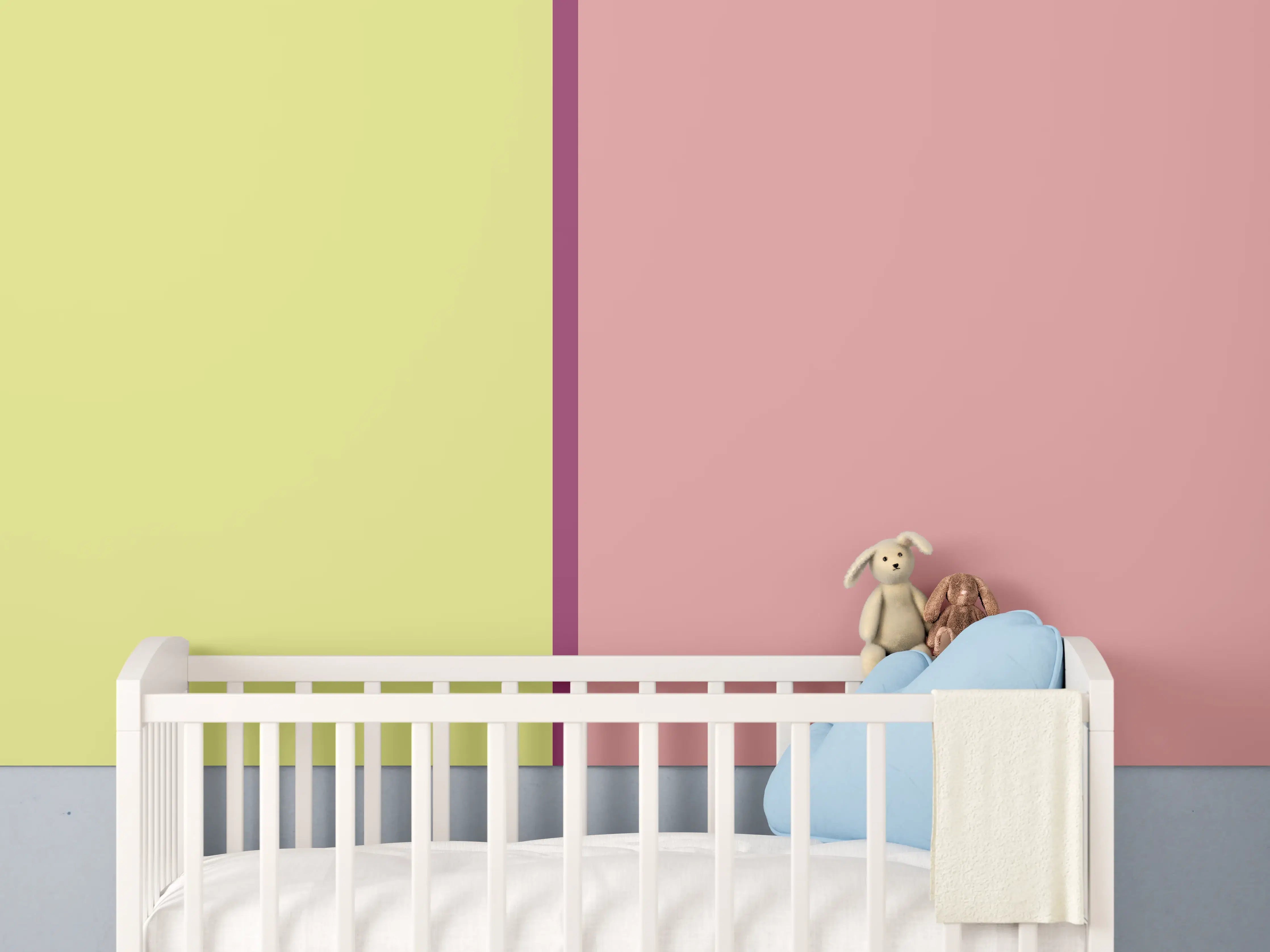 Babyzimmer Wandgestaltung - The Springs - Easy Vertikal - Tulip