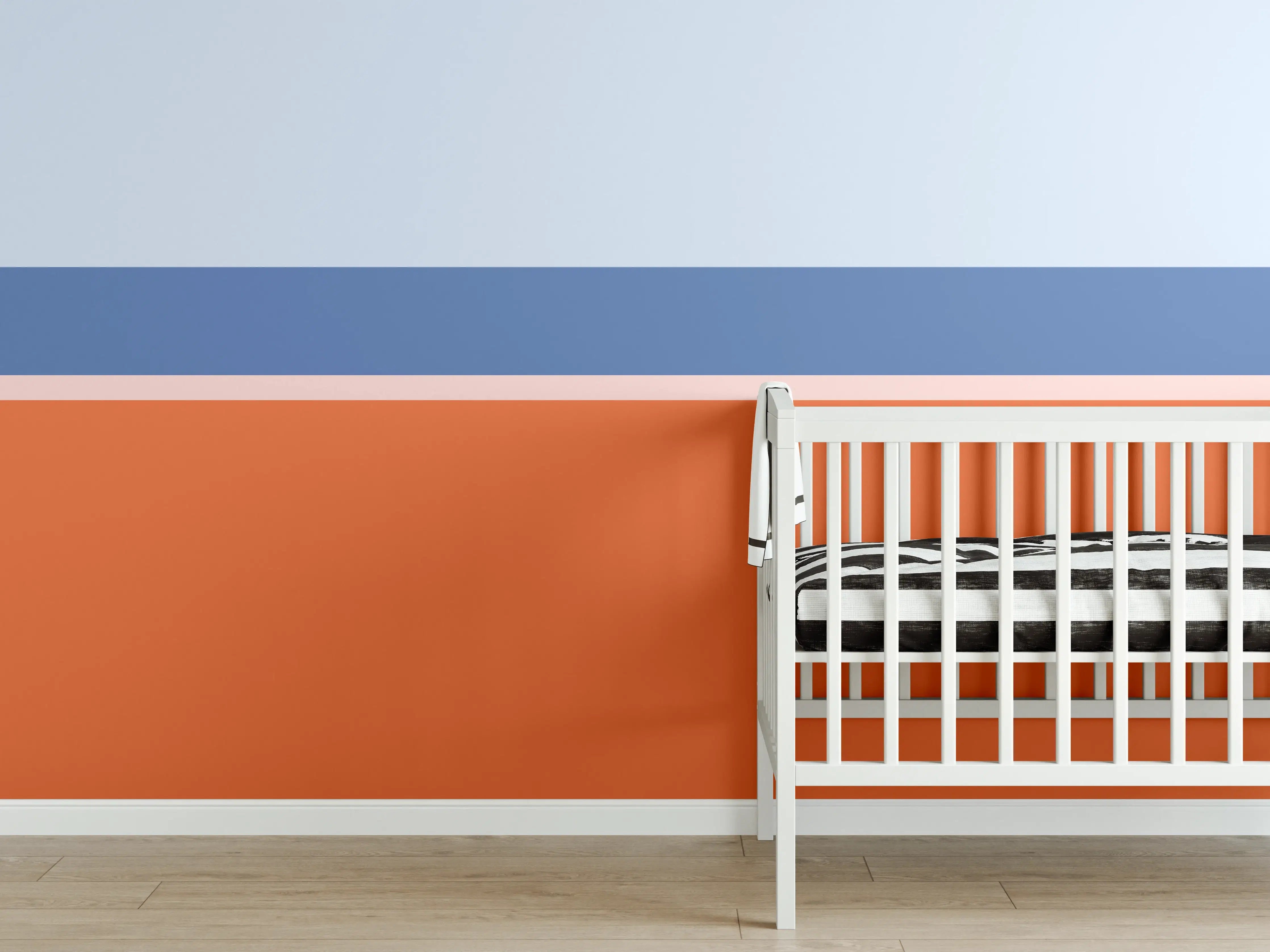 Babyzimmer Wandgestaltung - The Springs - Horizontal - Crocus