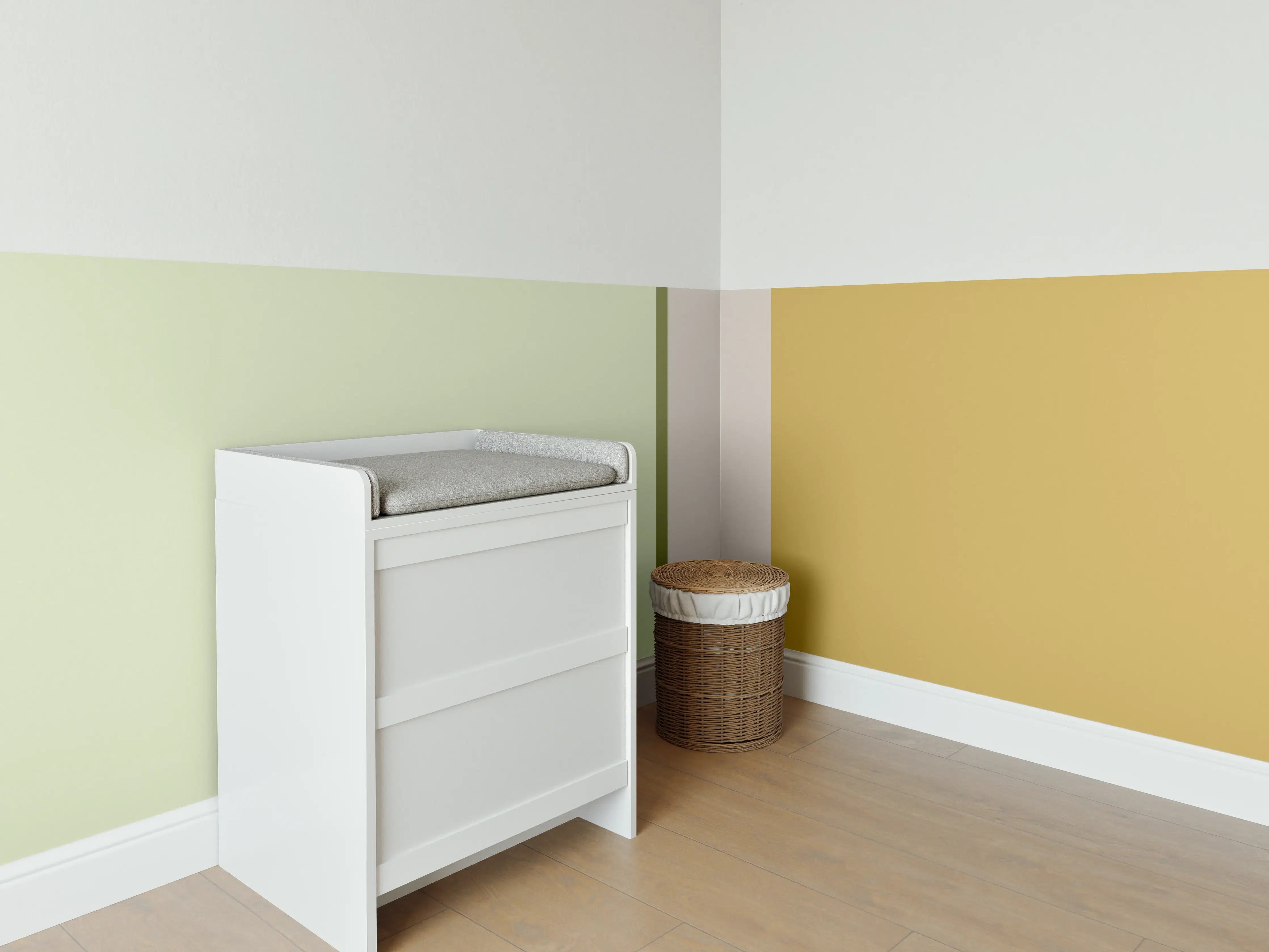 Babyzimmer Wandgestaltung - The Springs - Vertikal - Birch
