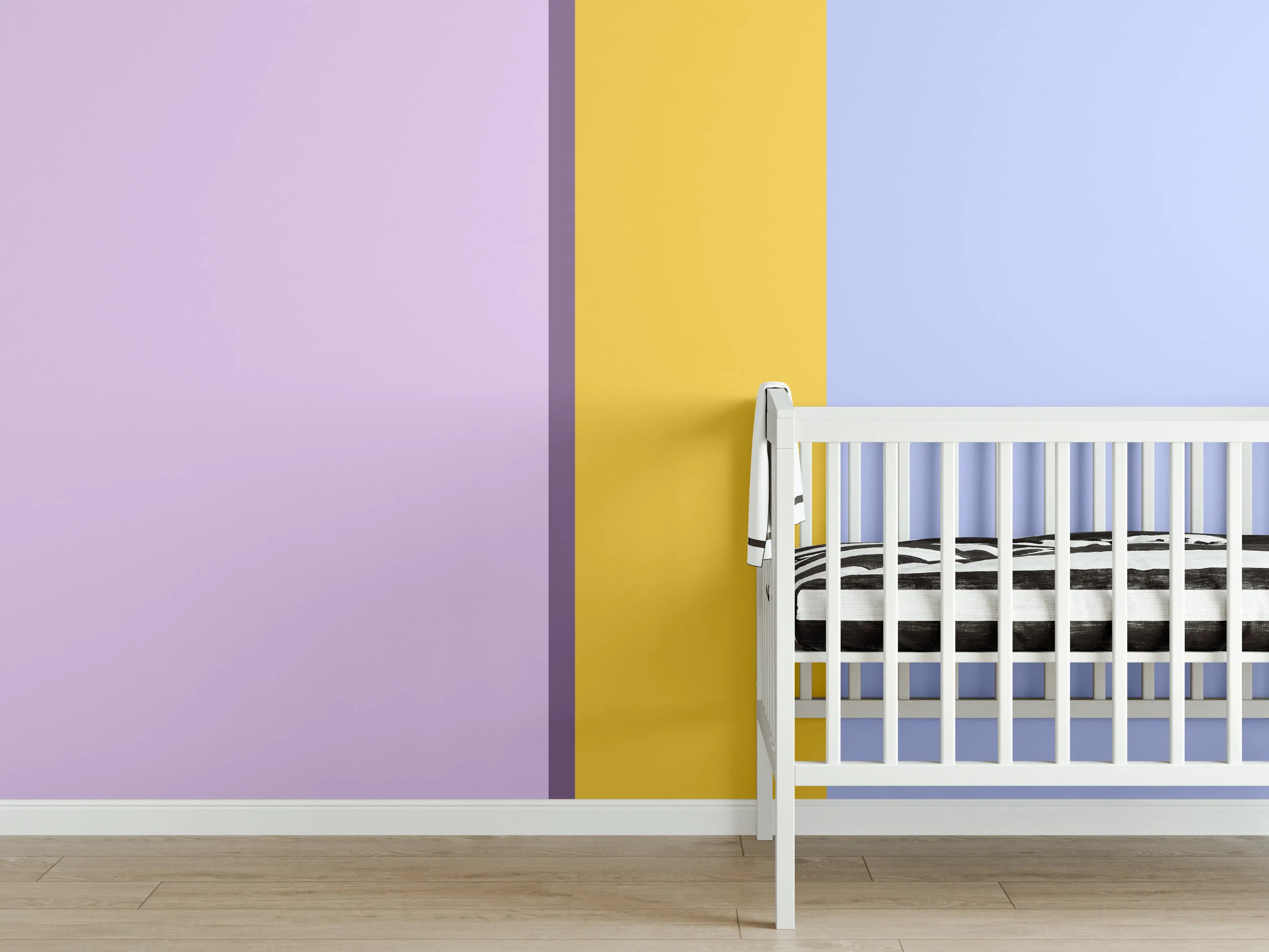 Babyzimmer Wandgestaltung - The Springs - Vertikal - Lilac