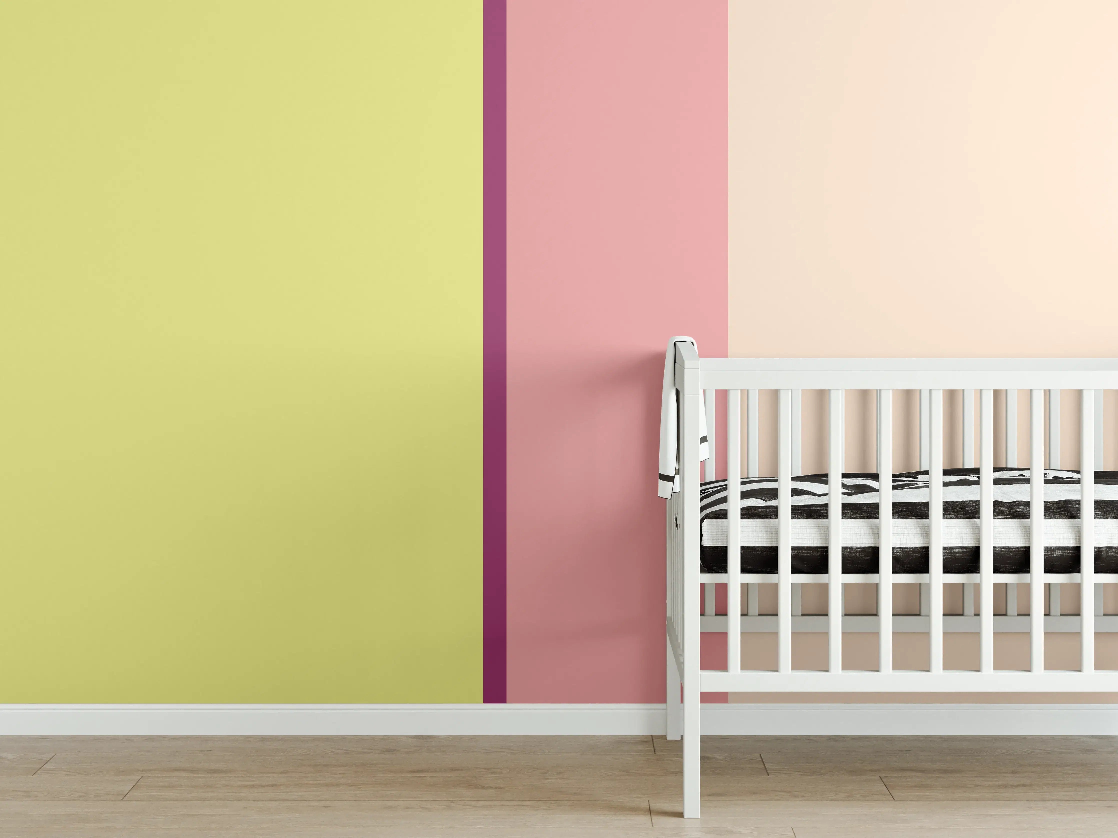 Babyzimmer Wandgestaltung - The Springs - Vertikal - Tulip