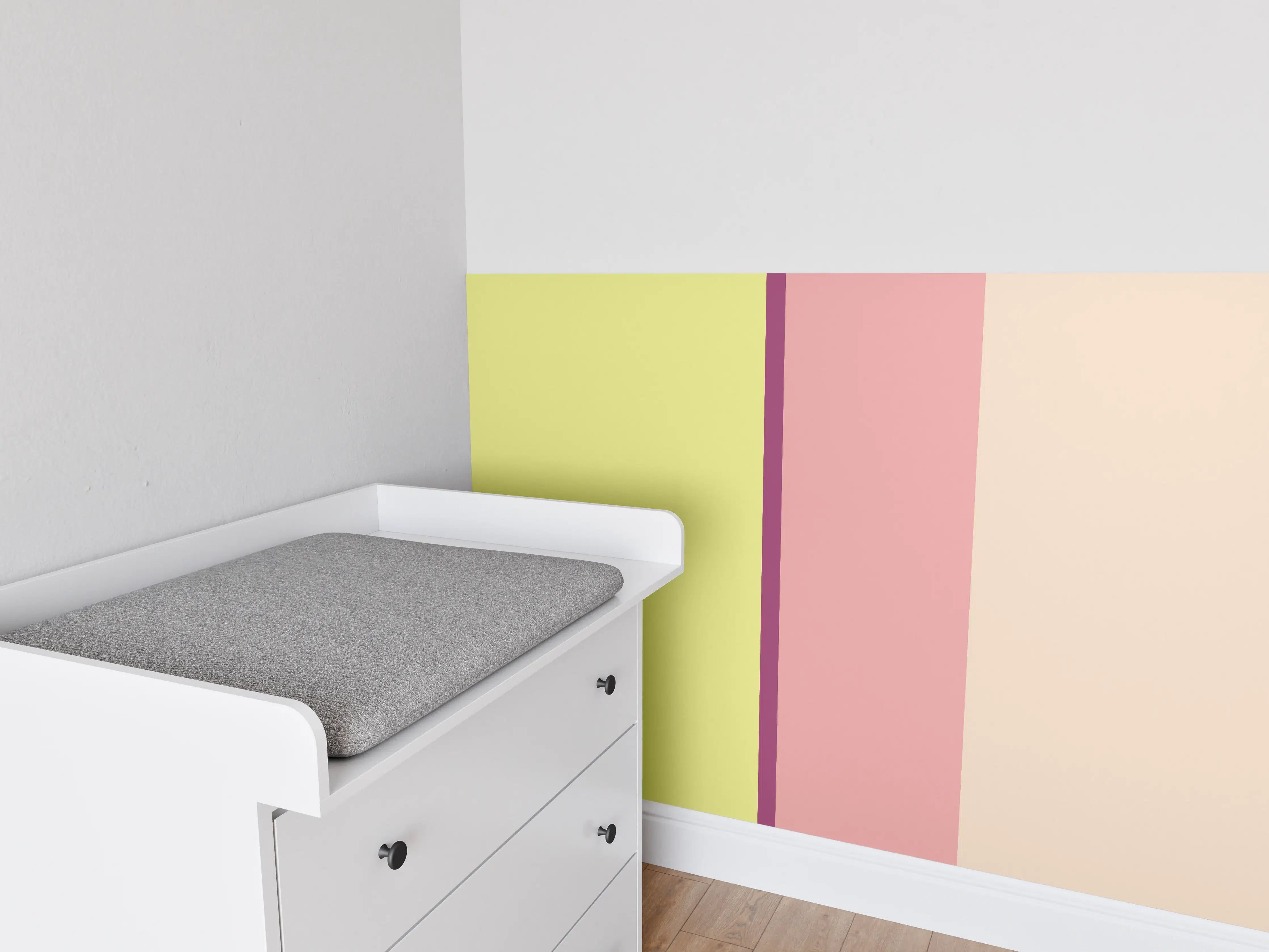 Babyzimmer Wandgestaltung - The Springs - Vertikal - Tulip