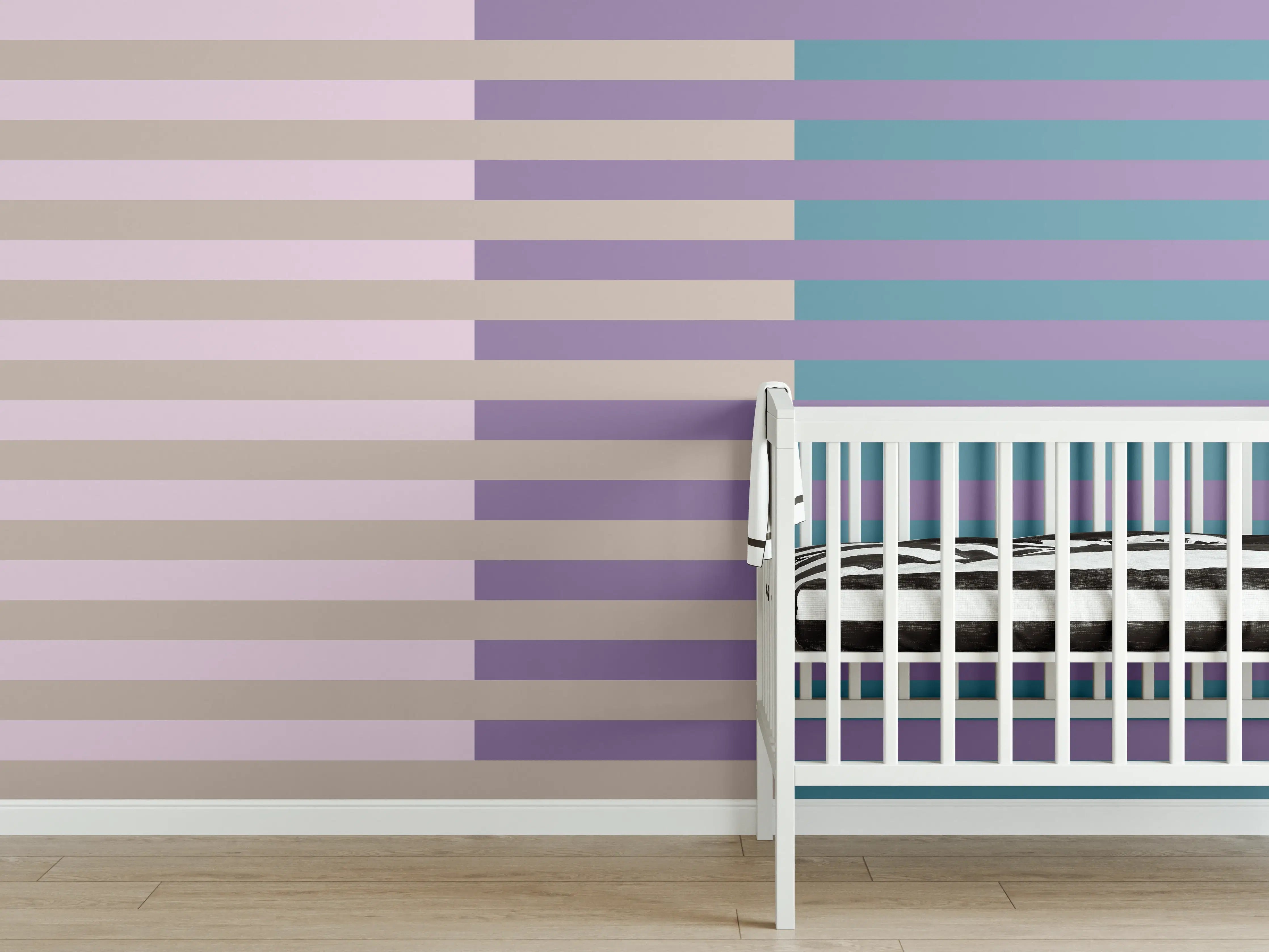 Babyzimmer Wandgestaltung - The Vintages - Multy Stripes - Daphne