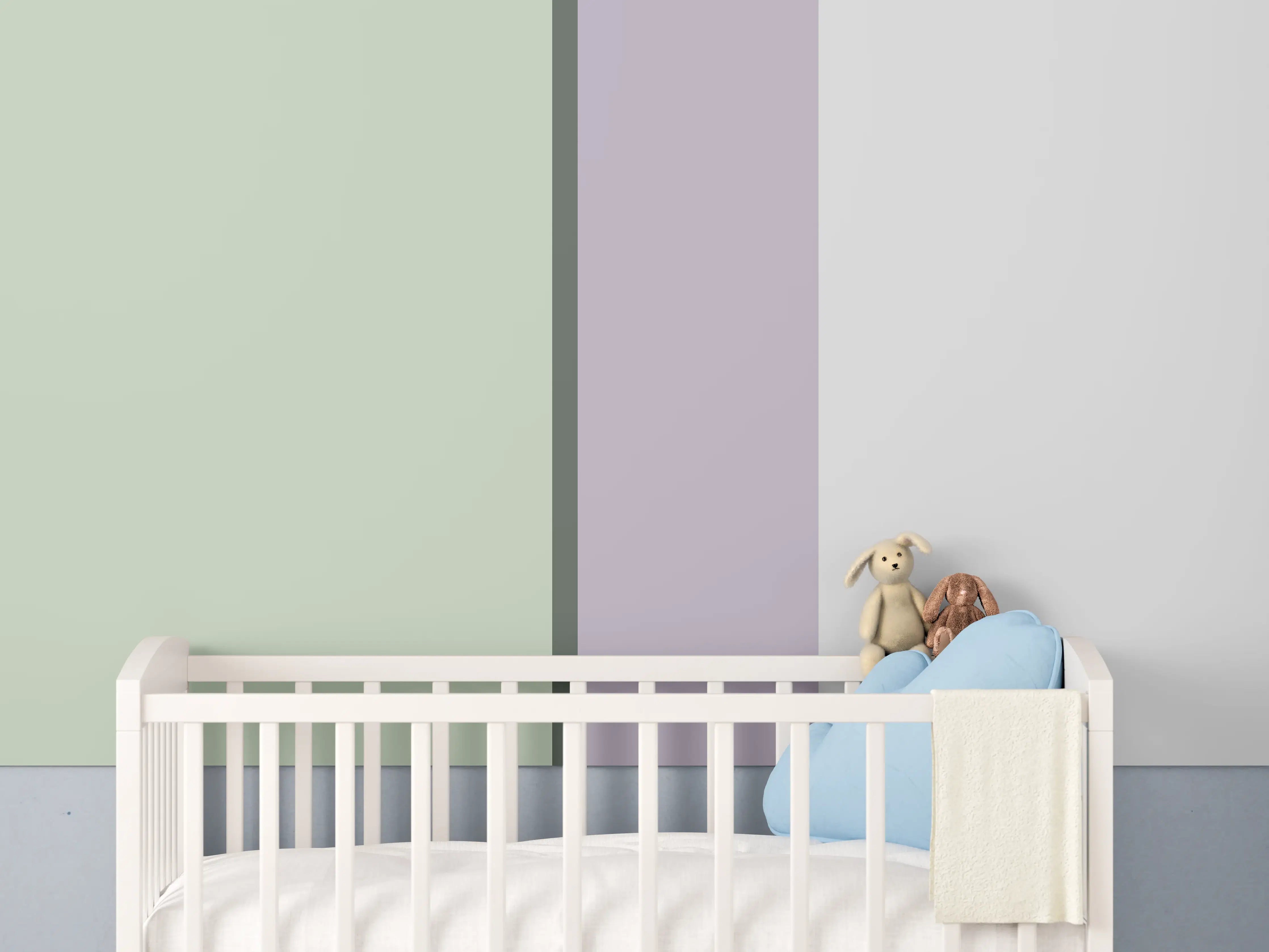Babyzimmer Wandgestaltung - The Vintages - Vertikal - Benedict