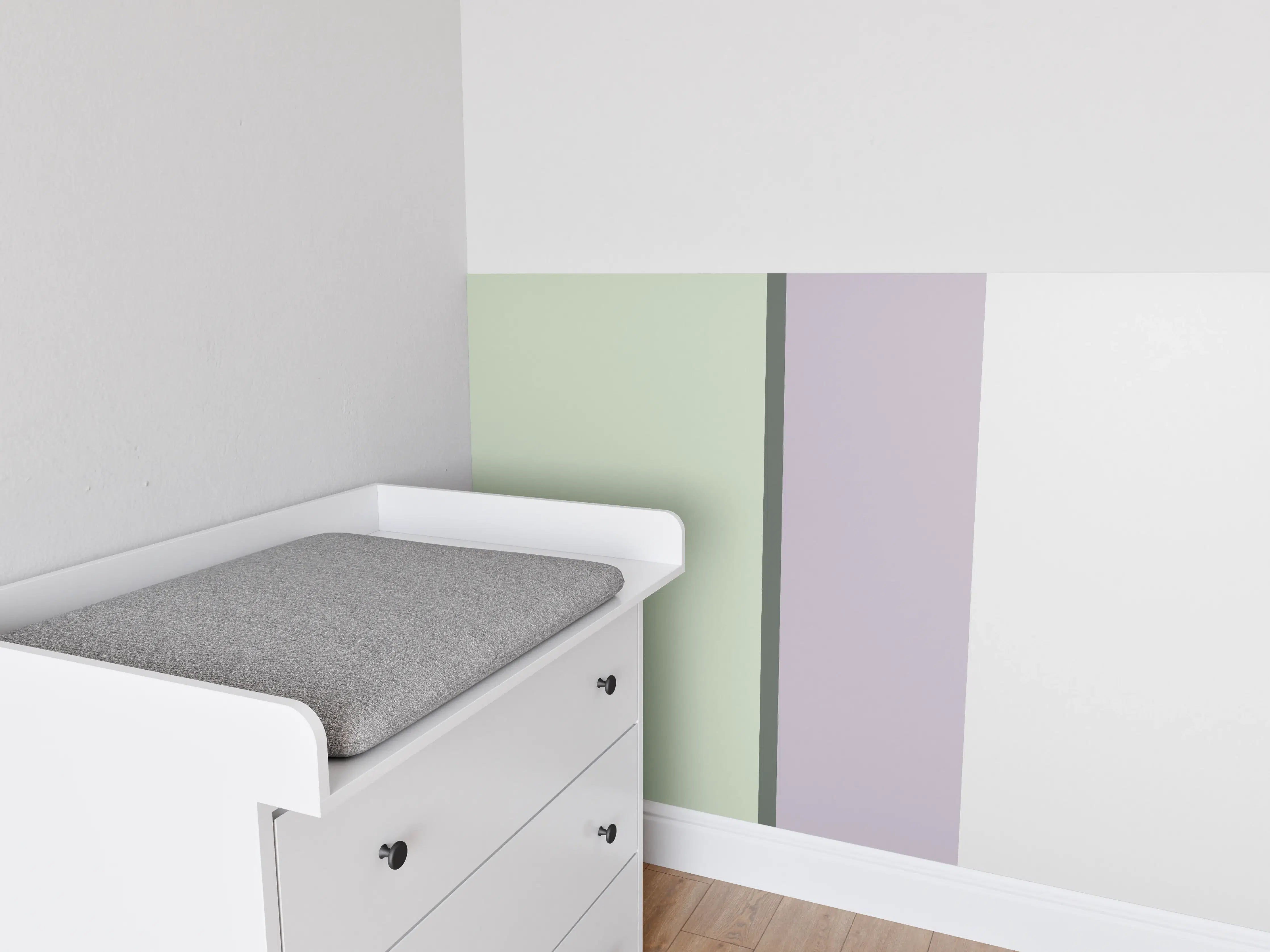 Babyzimmer Wandgestaltung - The Vintages - Vertikal - Benedict