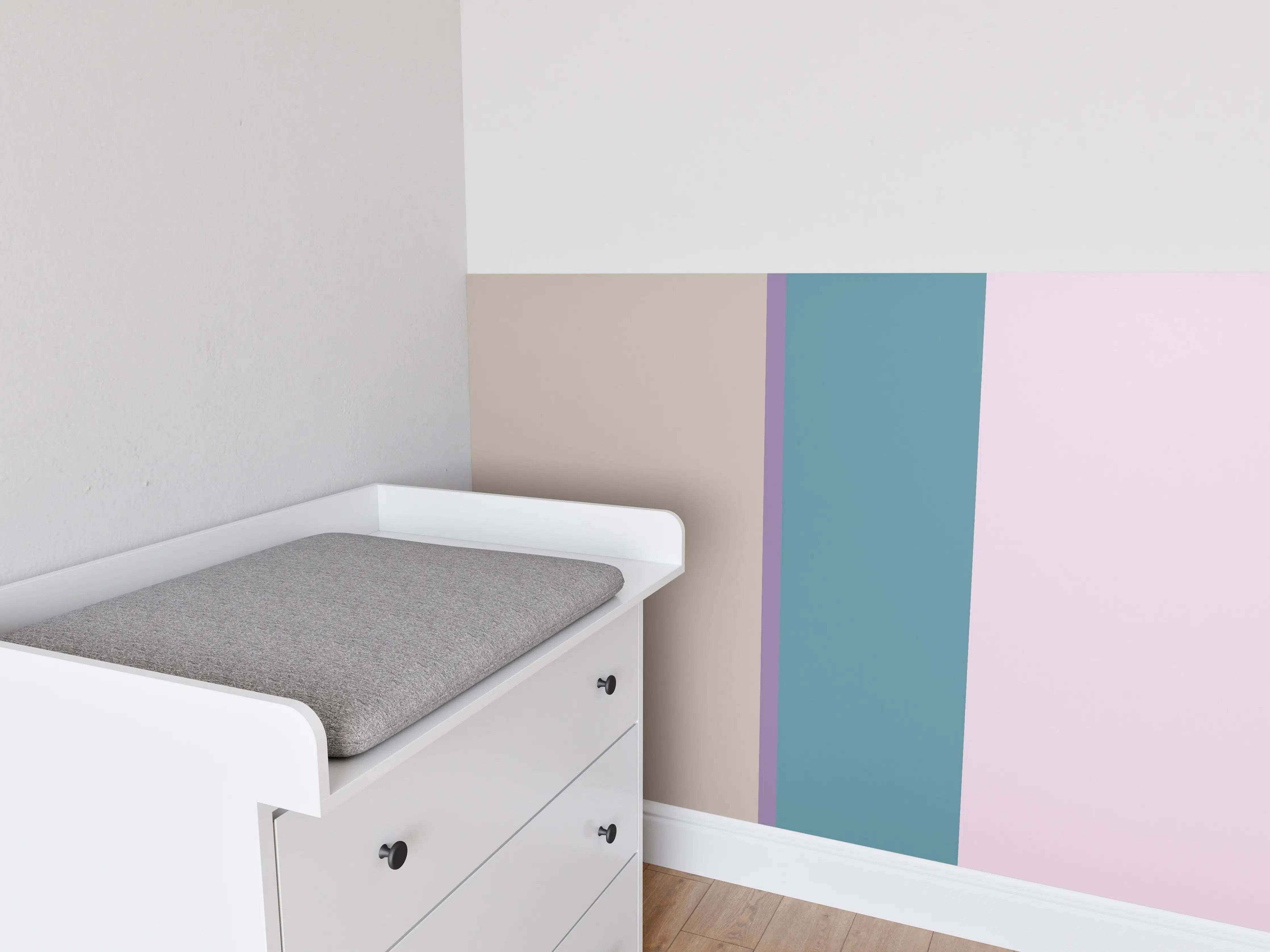 Babyzimmer Wandgestaltung - The Vintages - Vertikal - Daphne