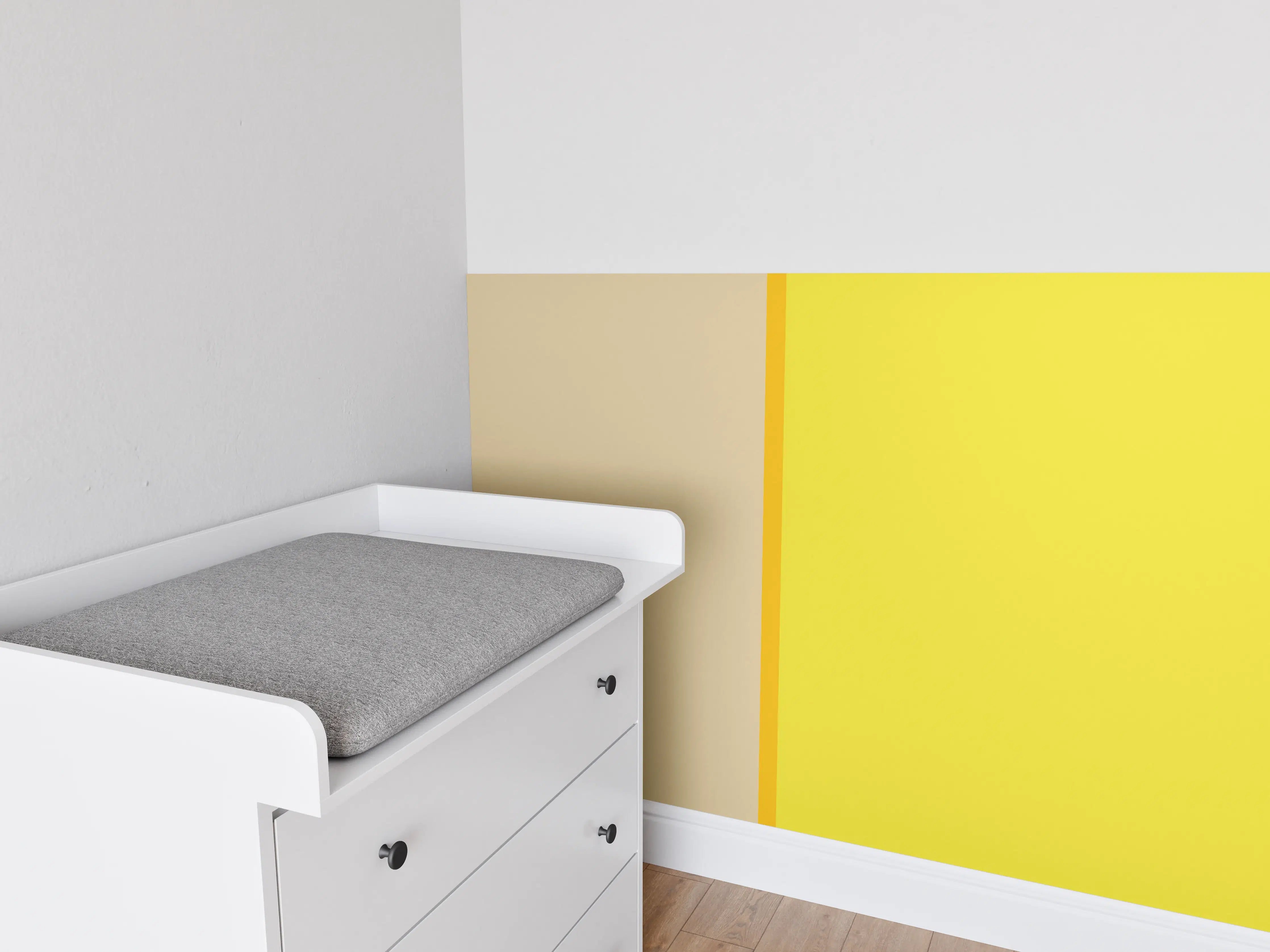 Babyzimmer Wandgestaltung - The Yellows - Easy Vertical - Honey