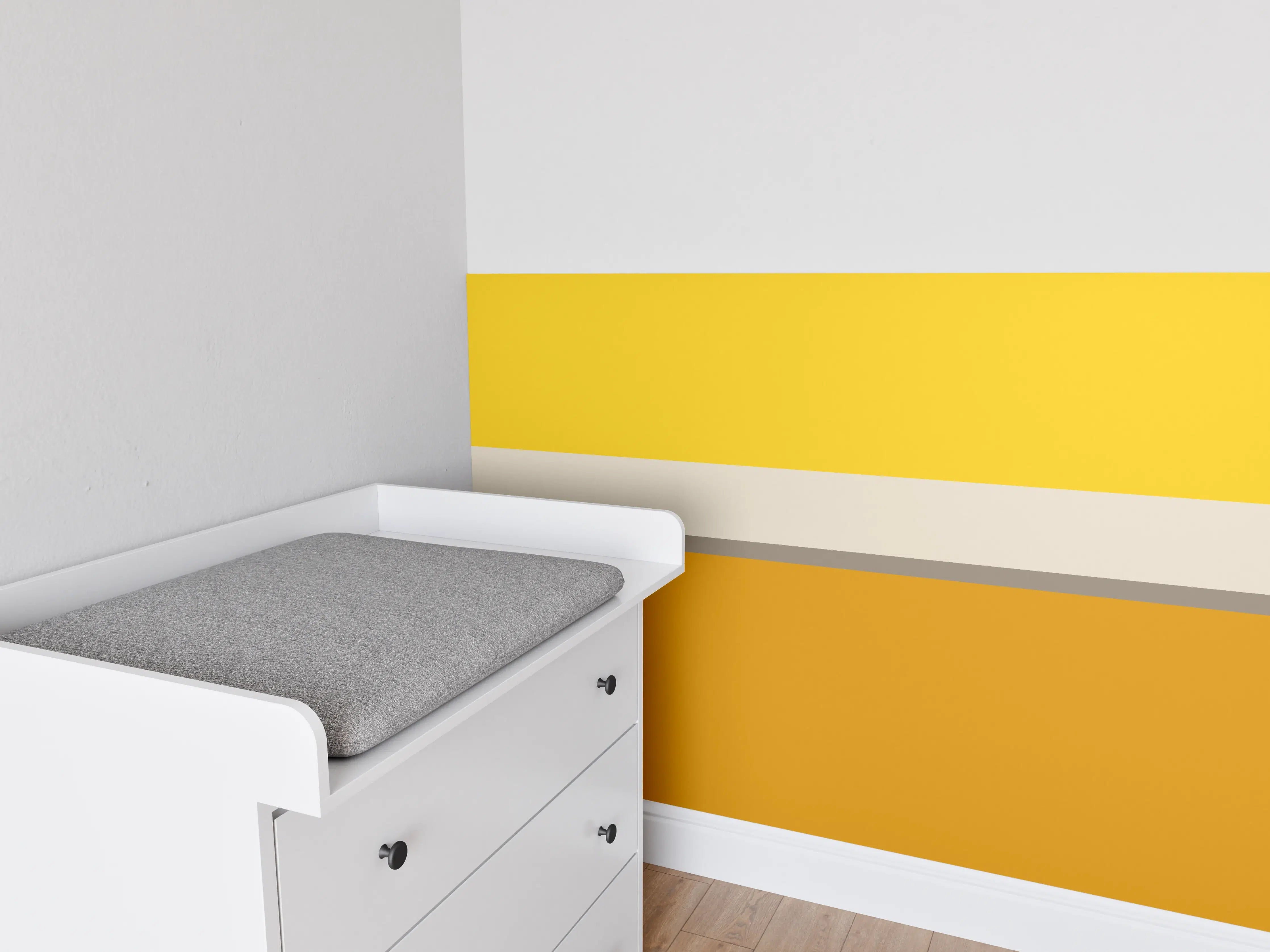 Babyzimmer Wandgestaltung - The Yellows - Horizontal - Saffron