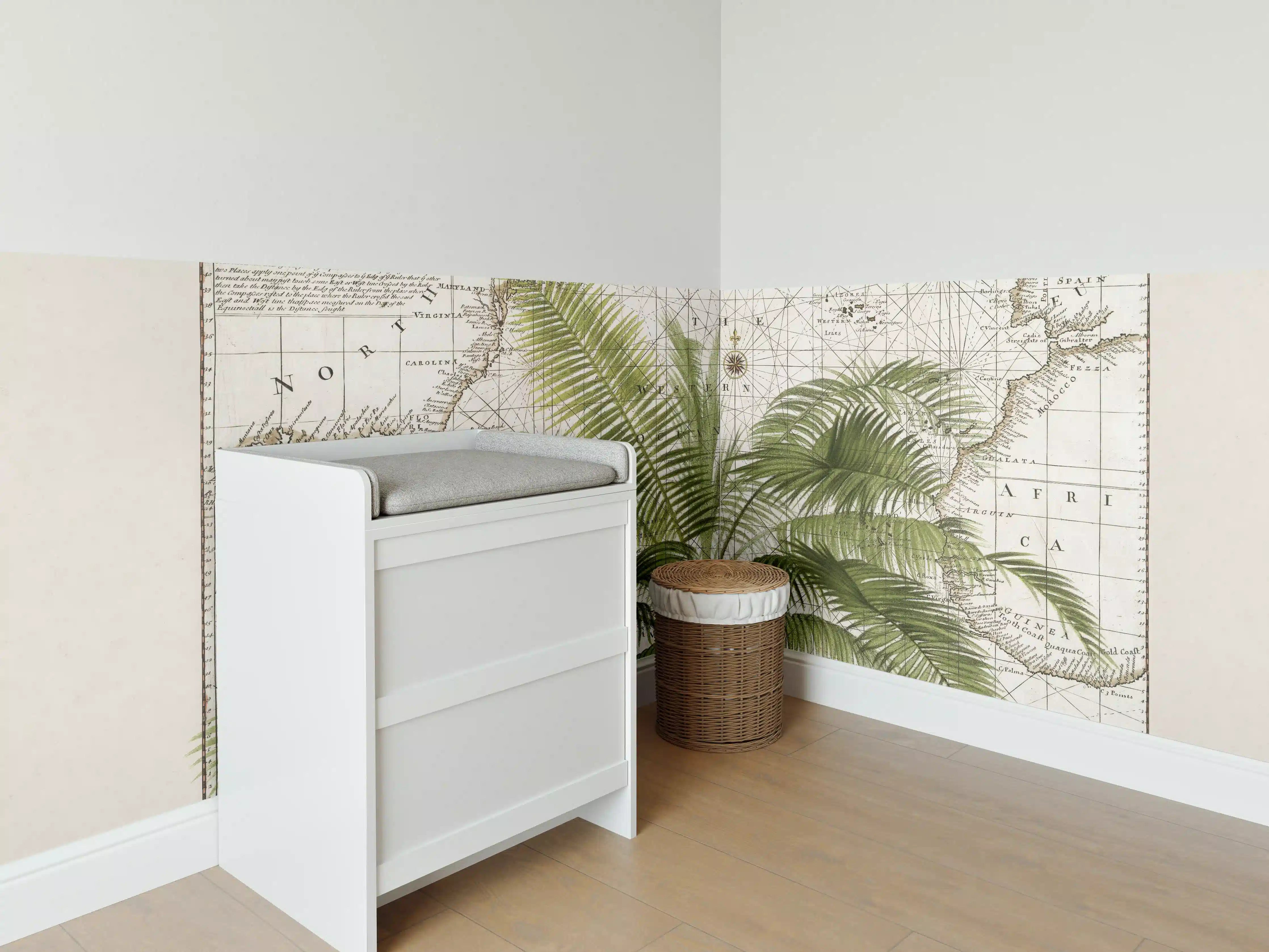 Babyzimmer Wandgestaltung - Tropical Empire No1