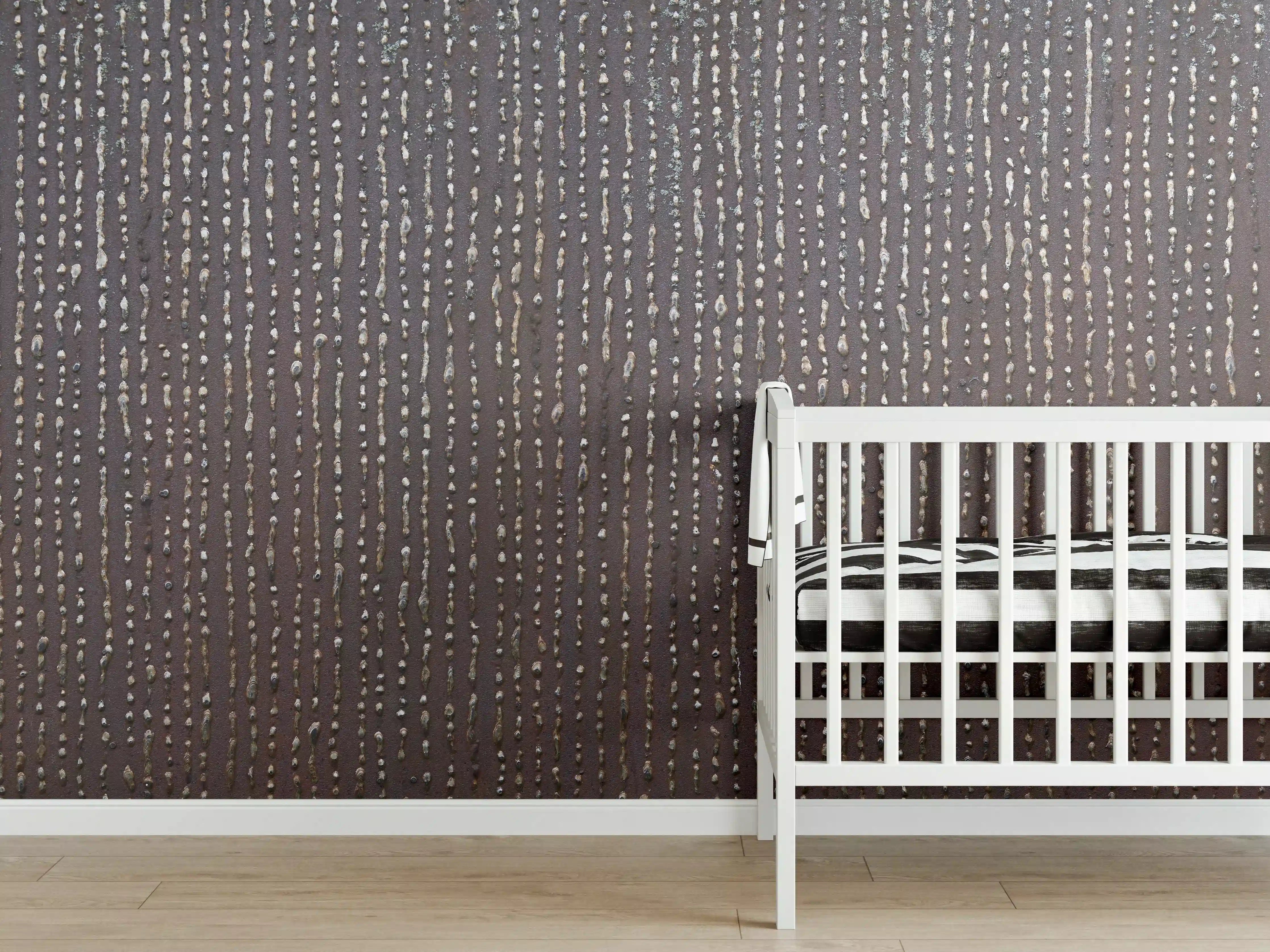 Babyzimmer Wandgestaltung - Ungewöhnliche Tropfenstruktur