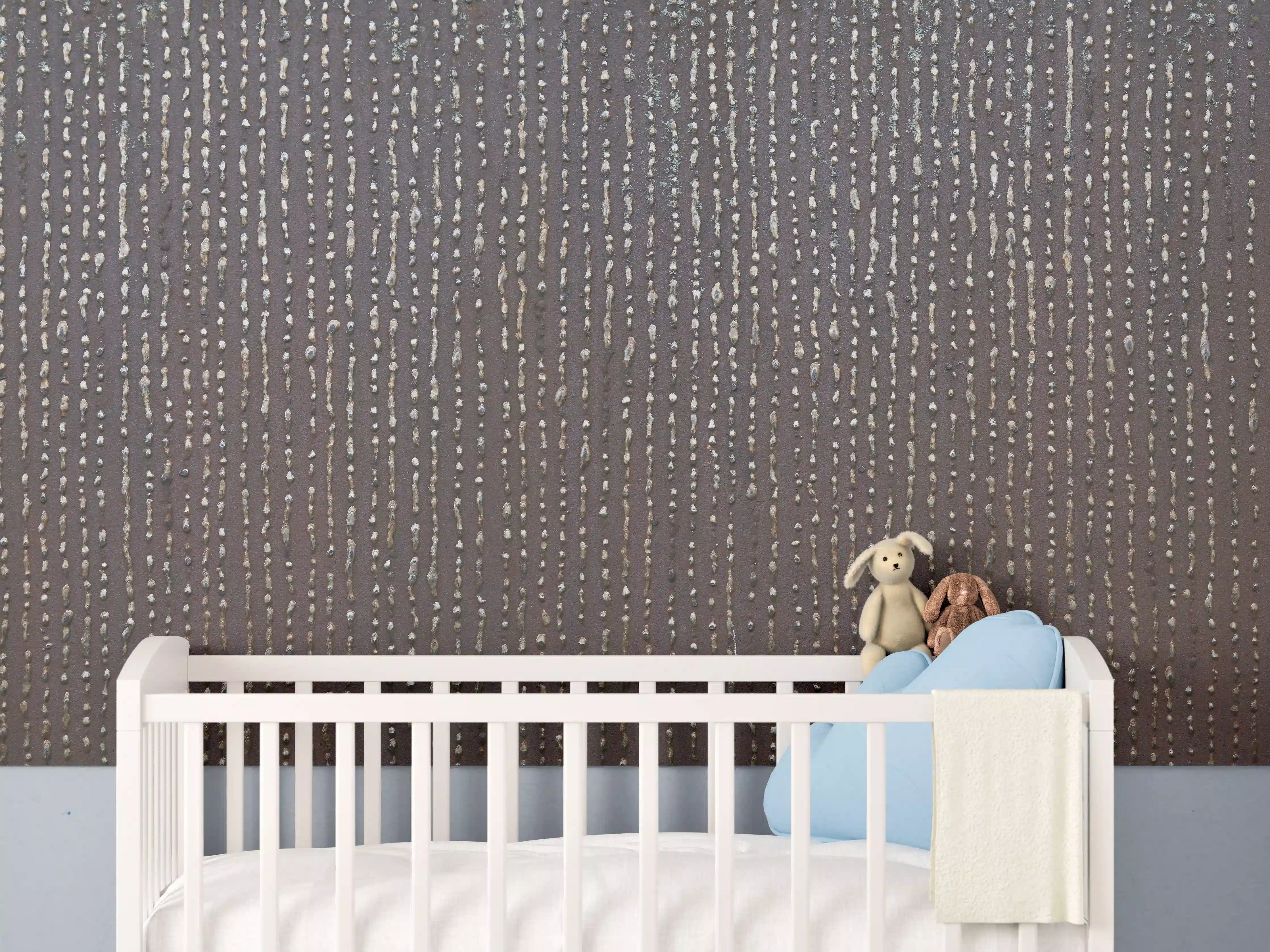 Babyzimmer Wandgestaltung - Ungewöhnliche Tropfenstruktur