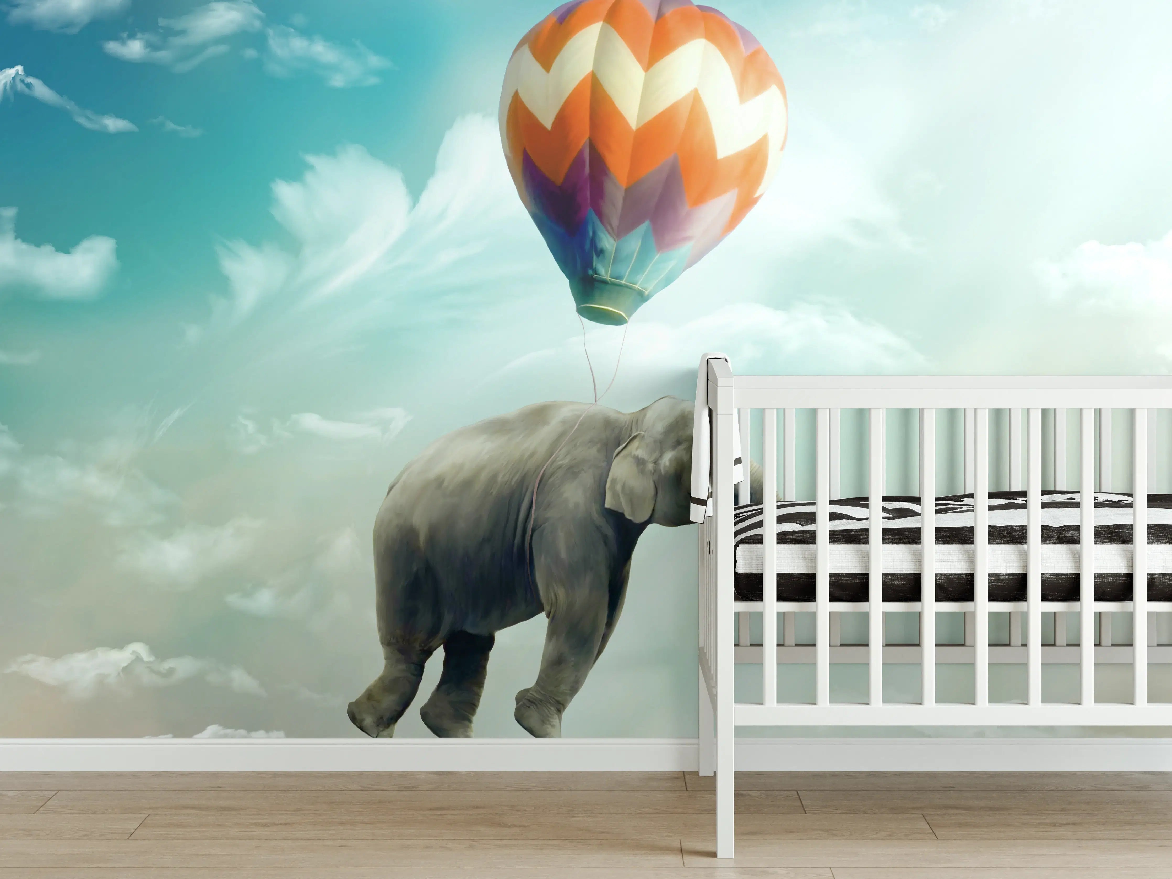 Babyzimmer Wandgestaltung - Unrealistische Darstellung