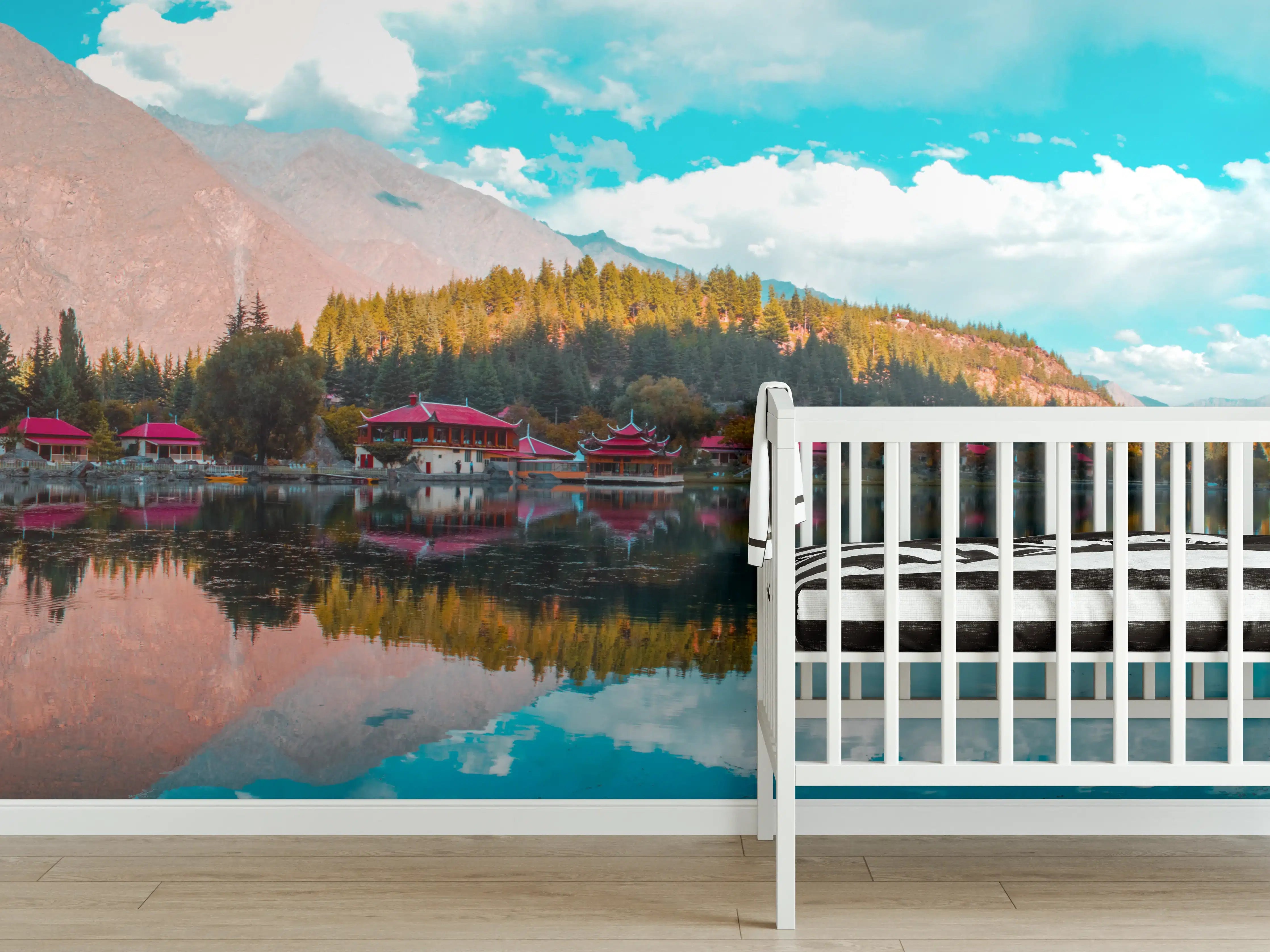 Babyzimmer Wandgestaltung - Unterer Kachura-See